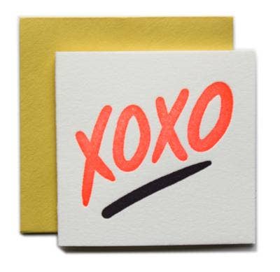 Xoxo Tiny Card - Image 1
