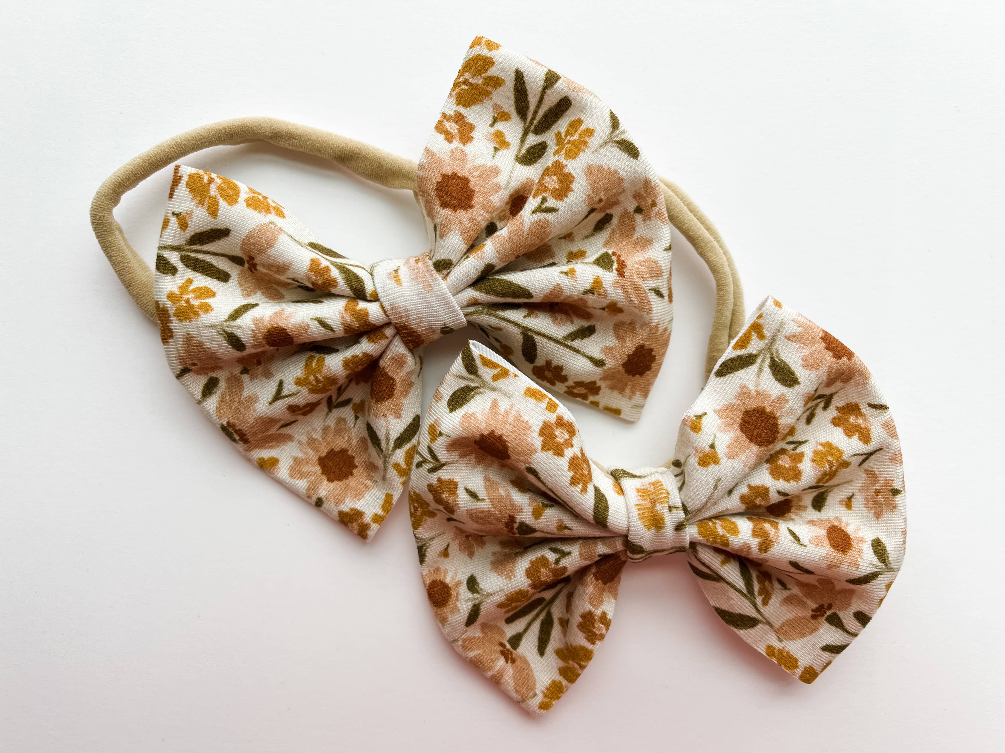 Baby Bow Headband - Floral Garden - Image 2
