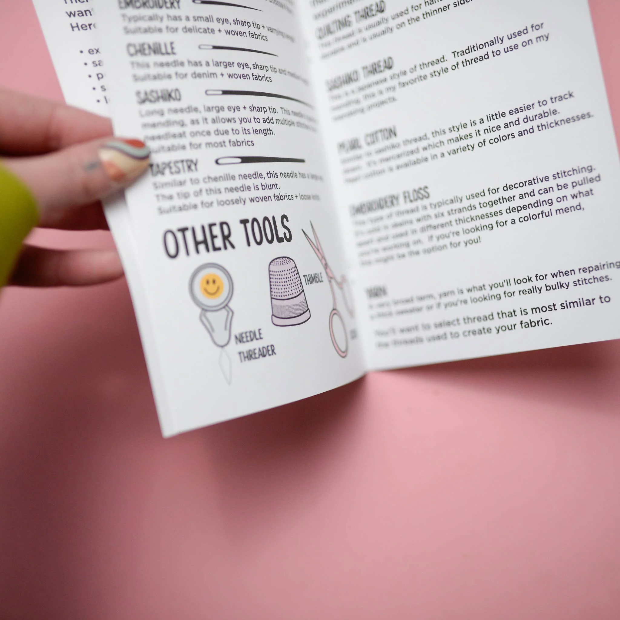 'Mend  + Repair Your Clothing by Hand' Zine - Image 3