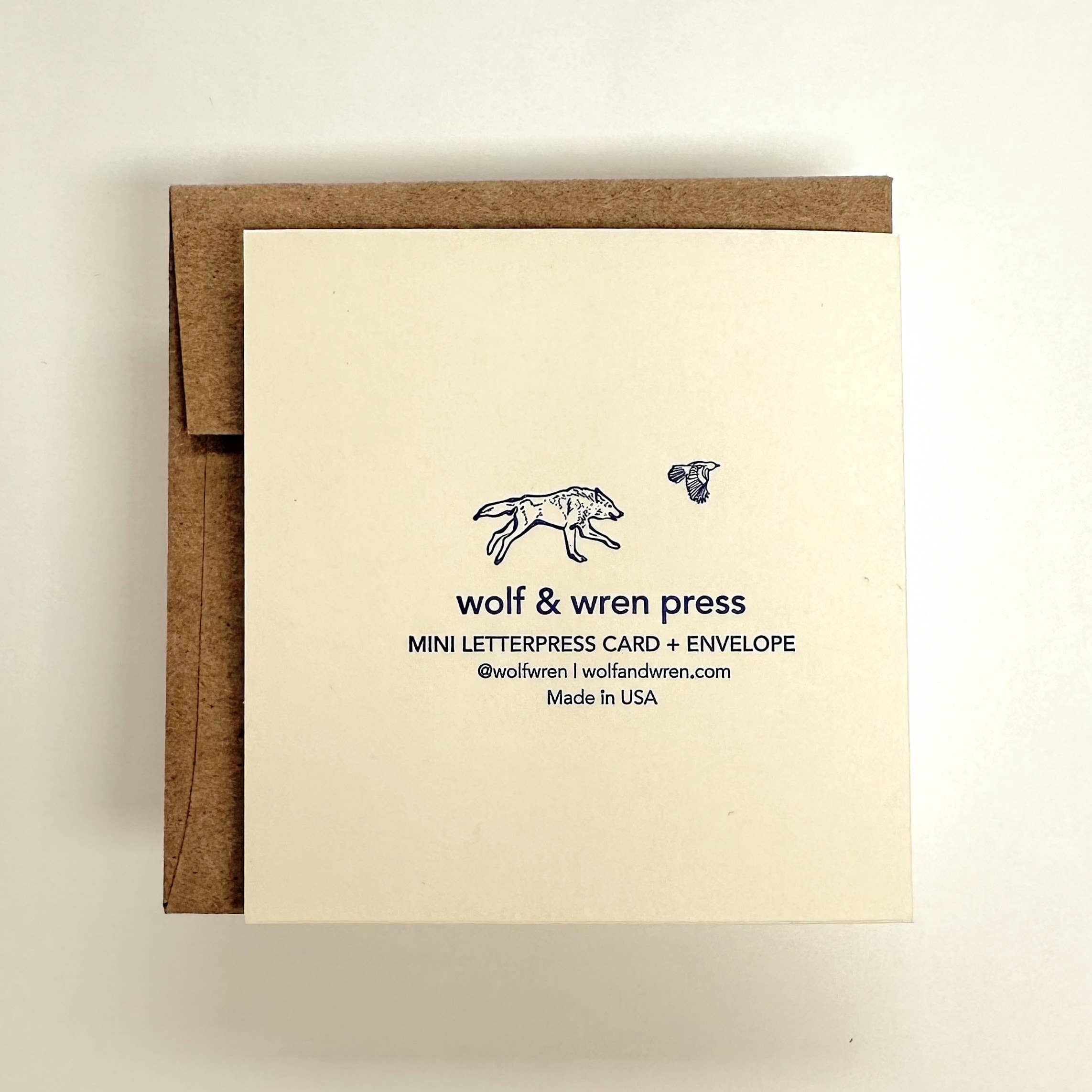 Blank Owl Mini Card - Image 2
