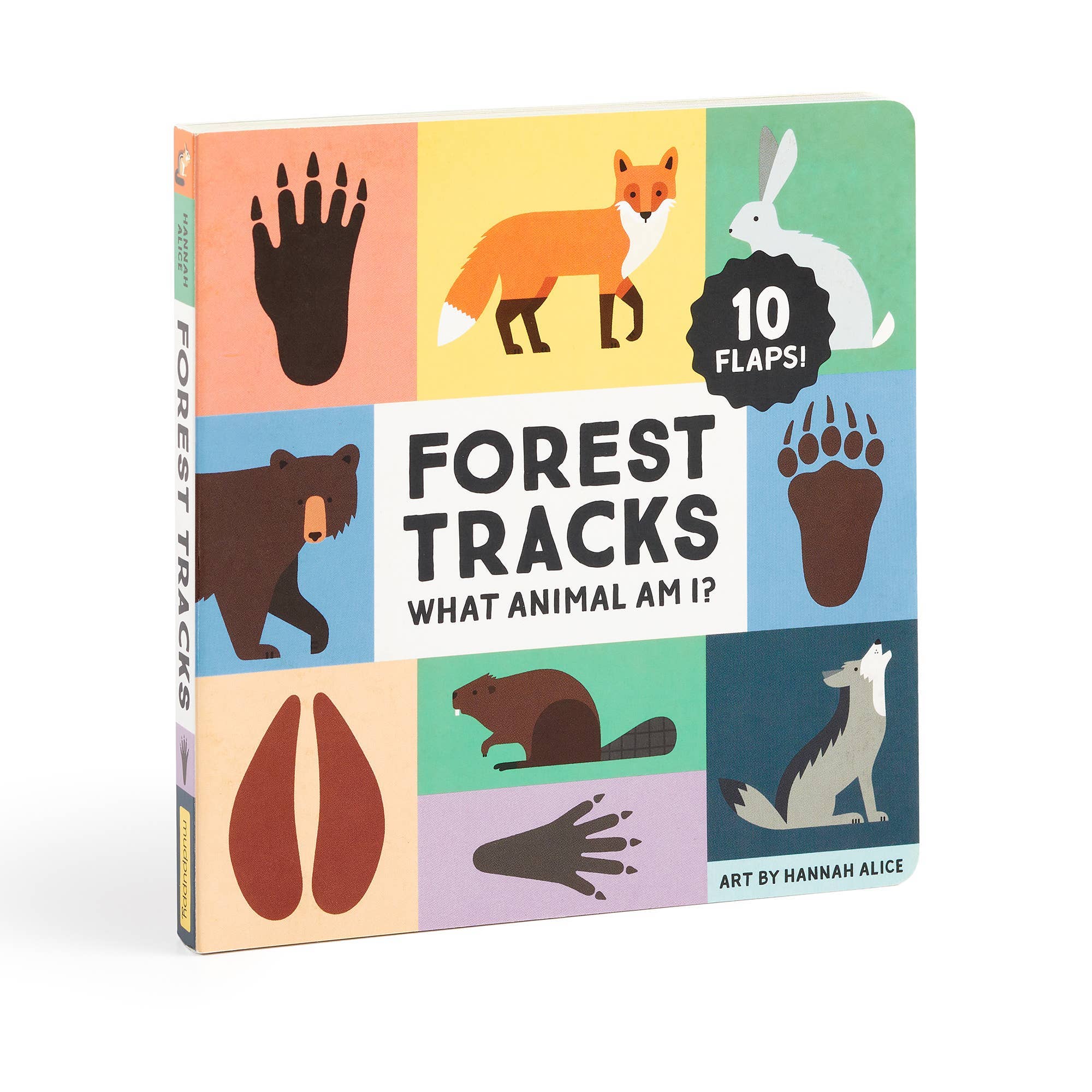 Forest Tracks: What Animal Am I? Lift-the-Flap Board Book - Image 1