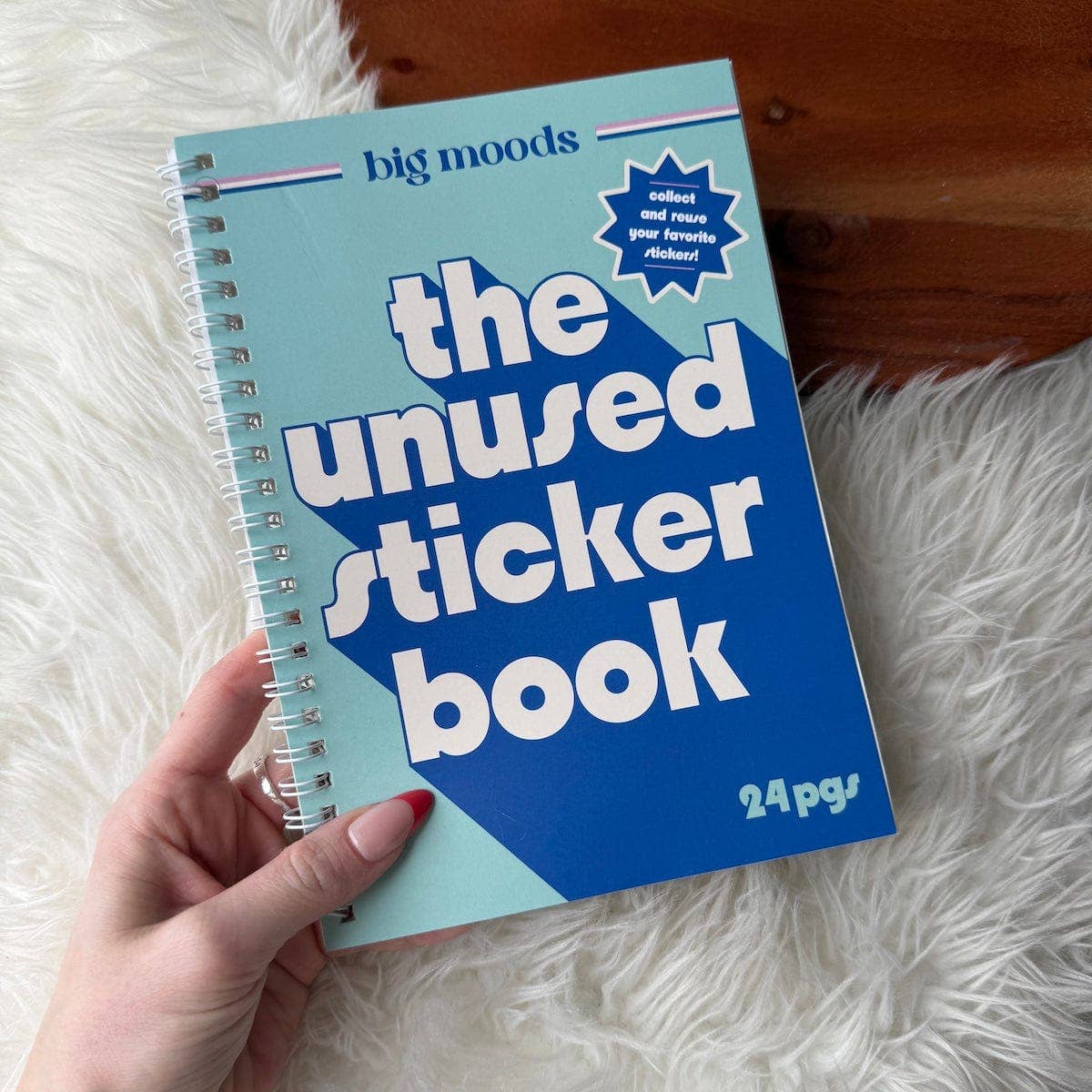 The Unused Sticker Book - Blue - Image 1