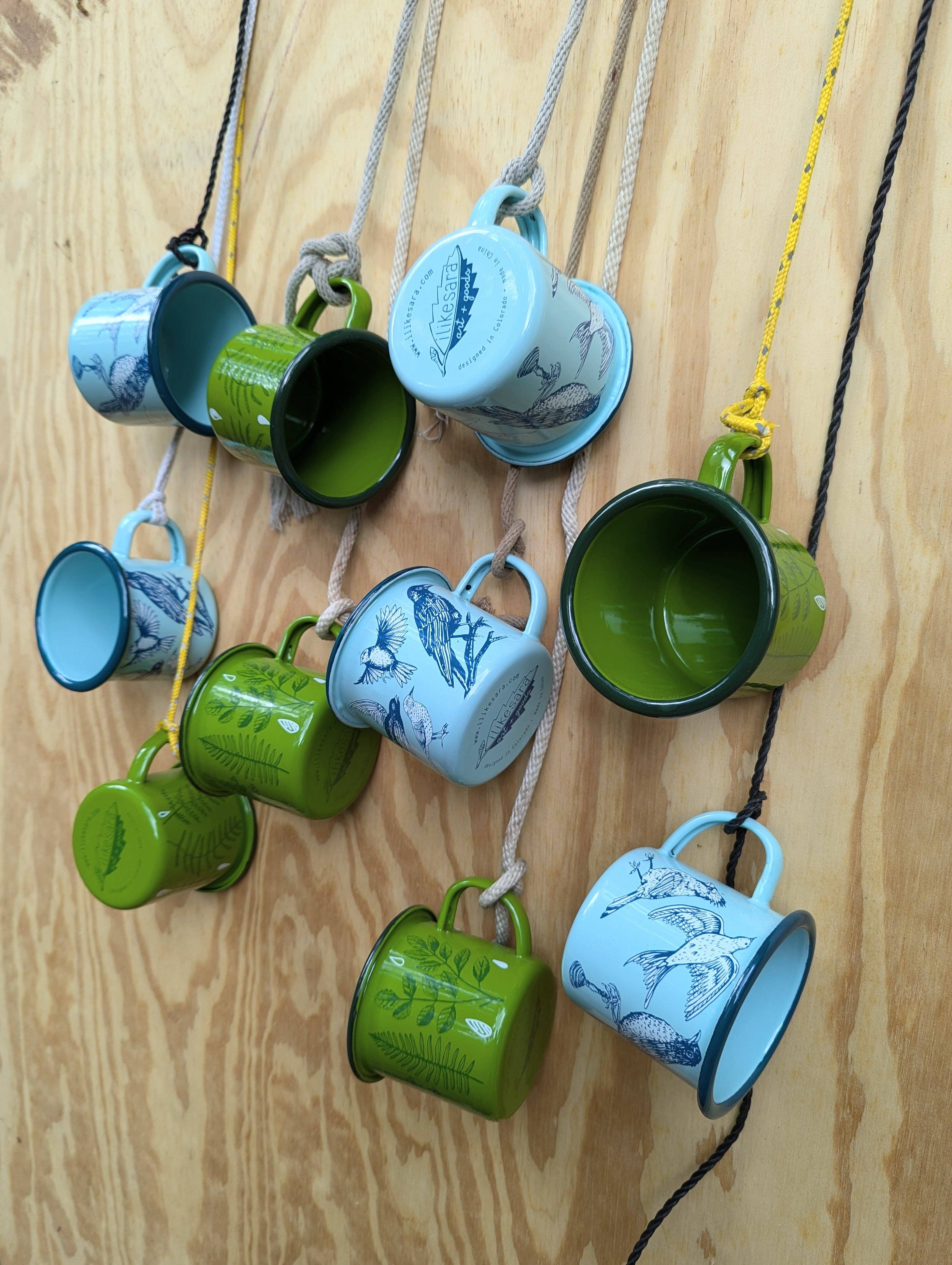 Enamel mug | ferns - Image 3