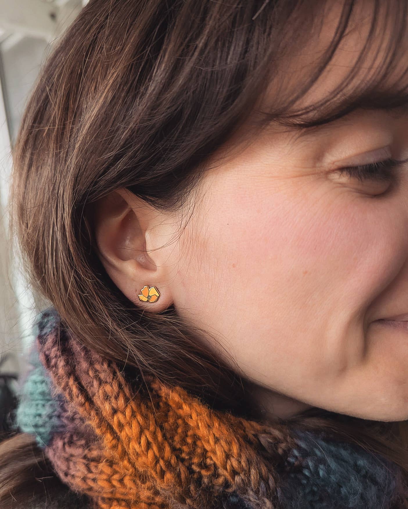 Poppy Stud Earrings - Image 2