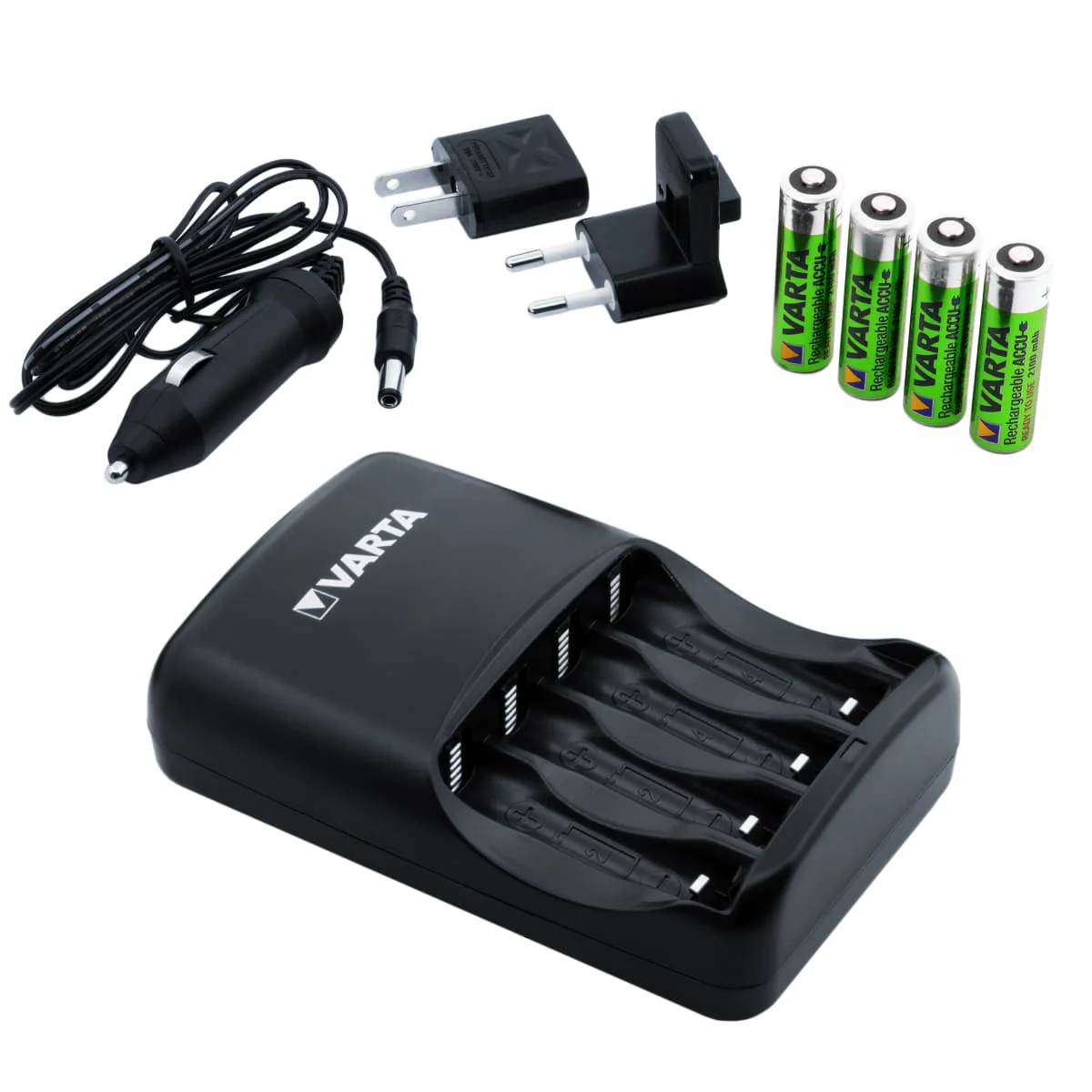 Nokta Complete Charging Kit - AC, Car & USB with 4 AA Batteries - Image 1