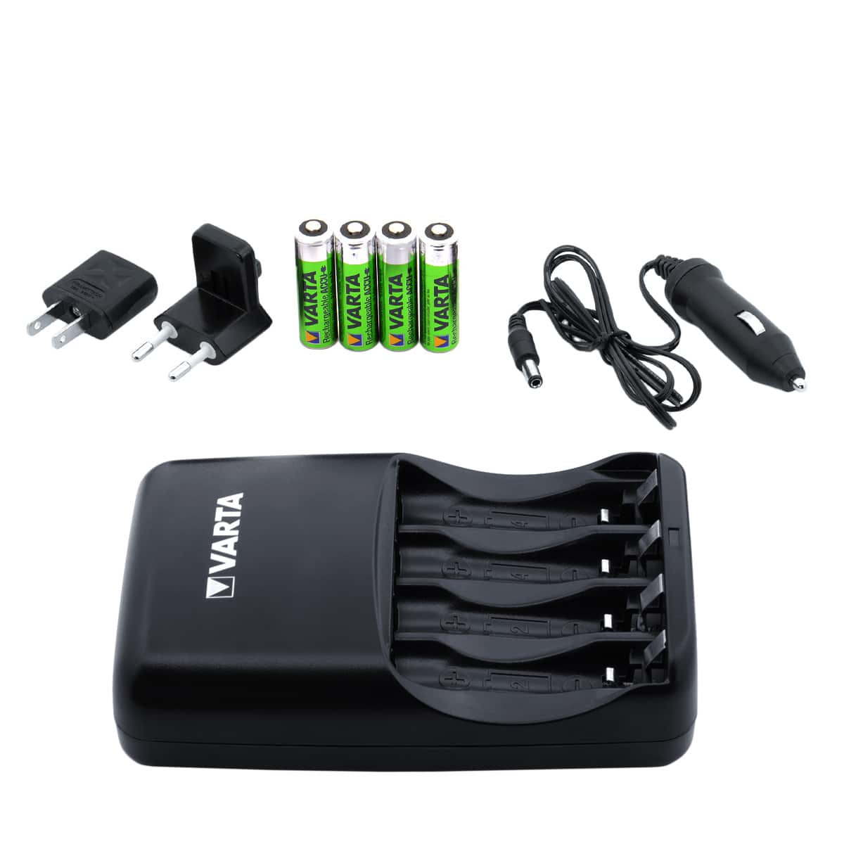Nokta Complete Charging Kit - AC, Car & USB with 4 AA Batteries - Image 2