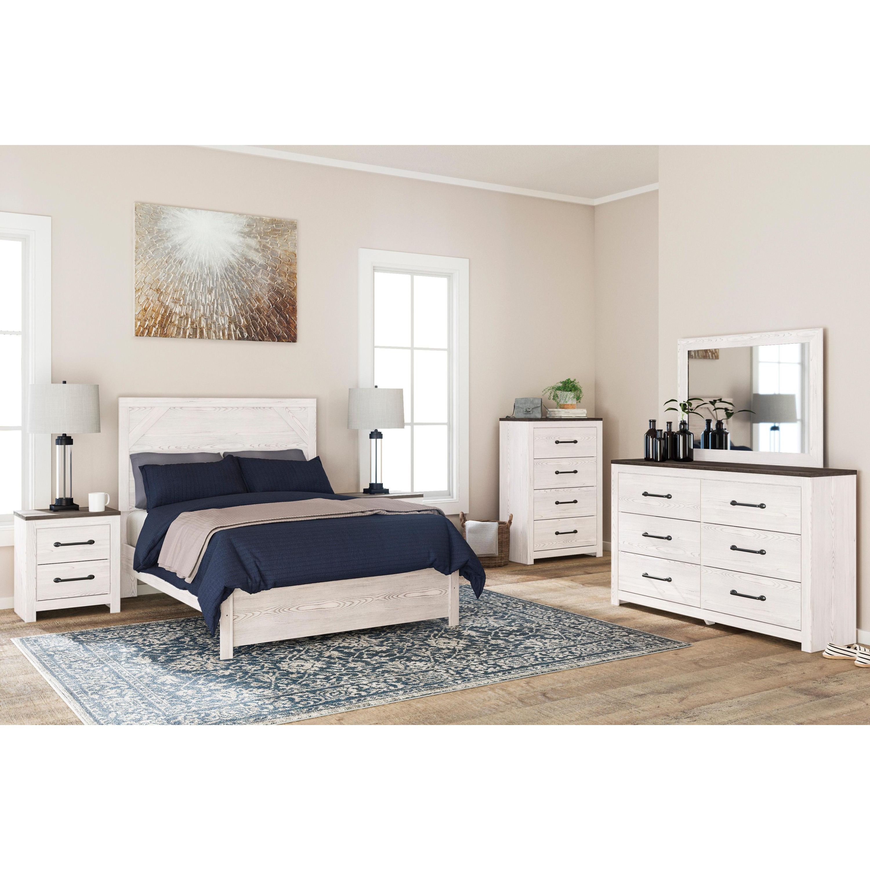 Signature Design by Ashley Gerridan B1190B12 5 pc Full Panel Bedroom Set - Image 1