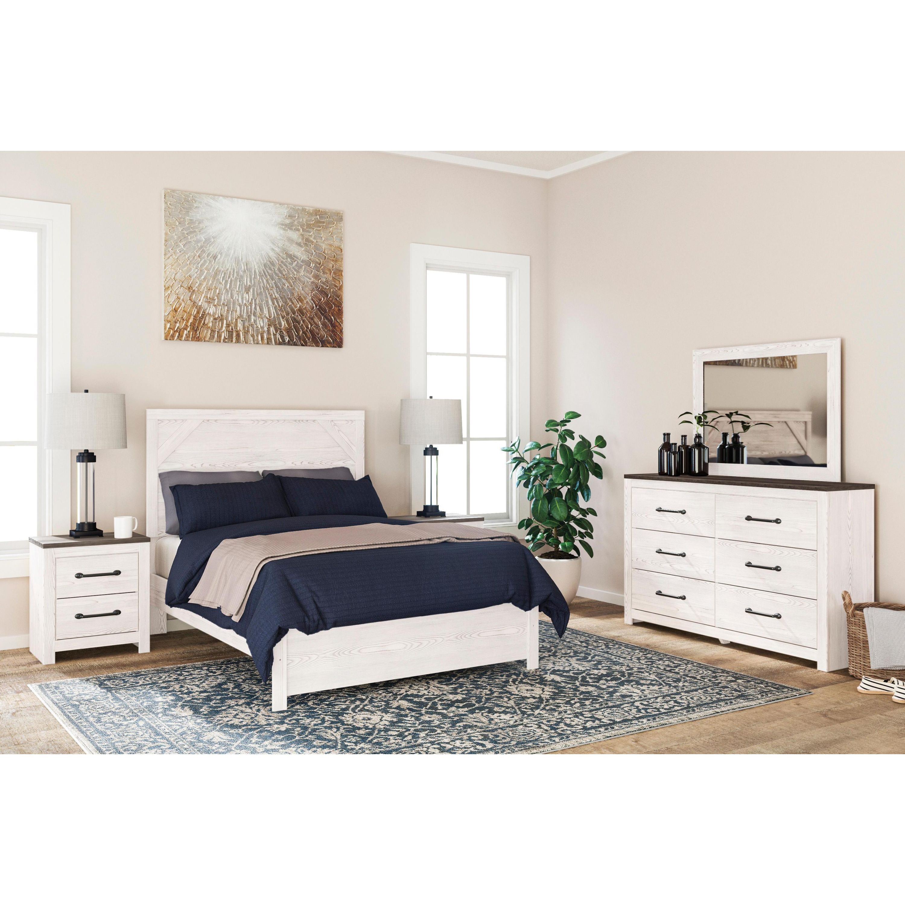 Signature Design by Ashley Gerridan B1190B6 5 pc Full Panel Bedroom Set - Image 3