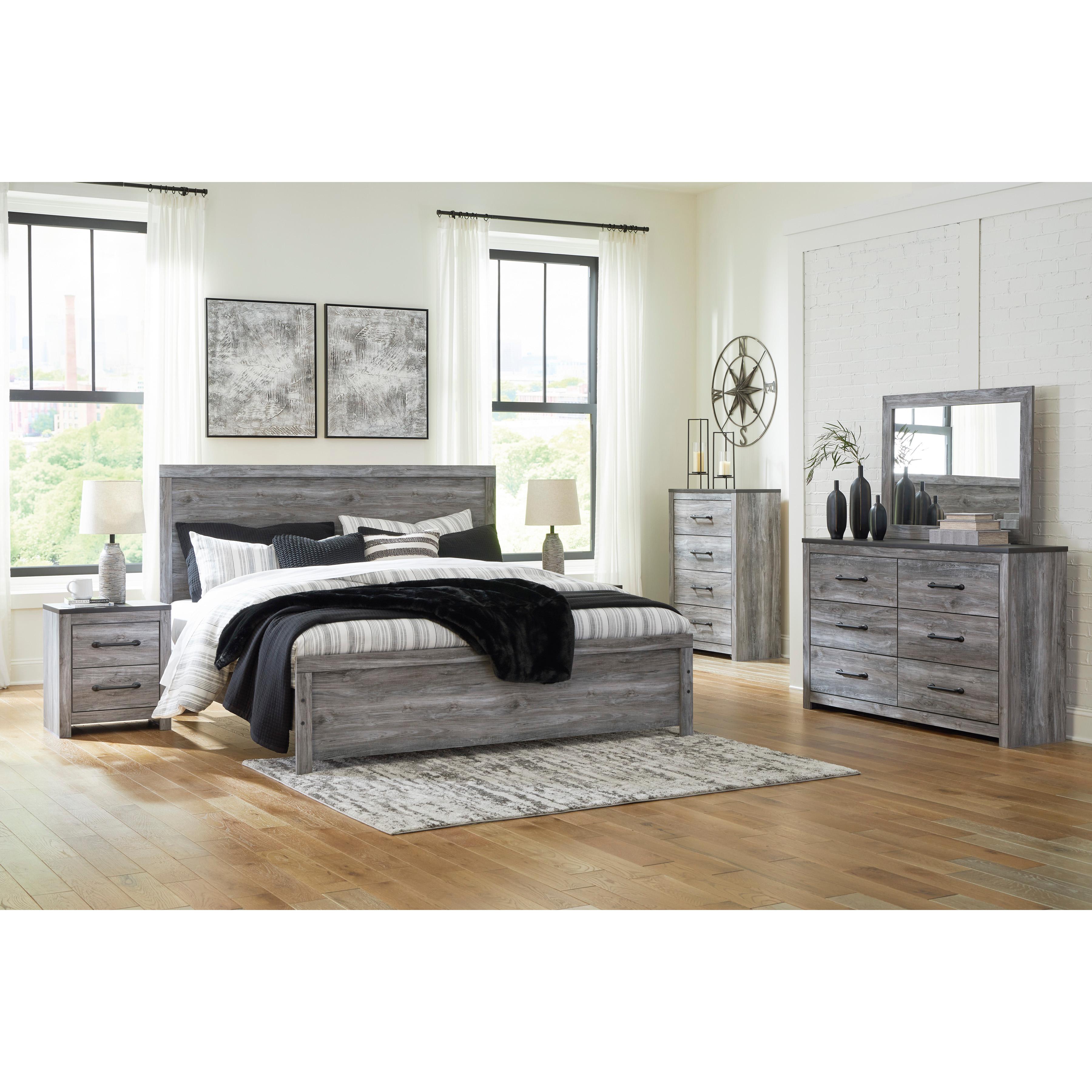 Signature Design by Ashley Bronyan B1290B8 8 pc King Panel Bedroom Set - Image 1