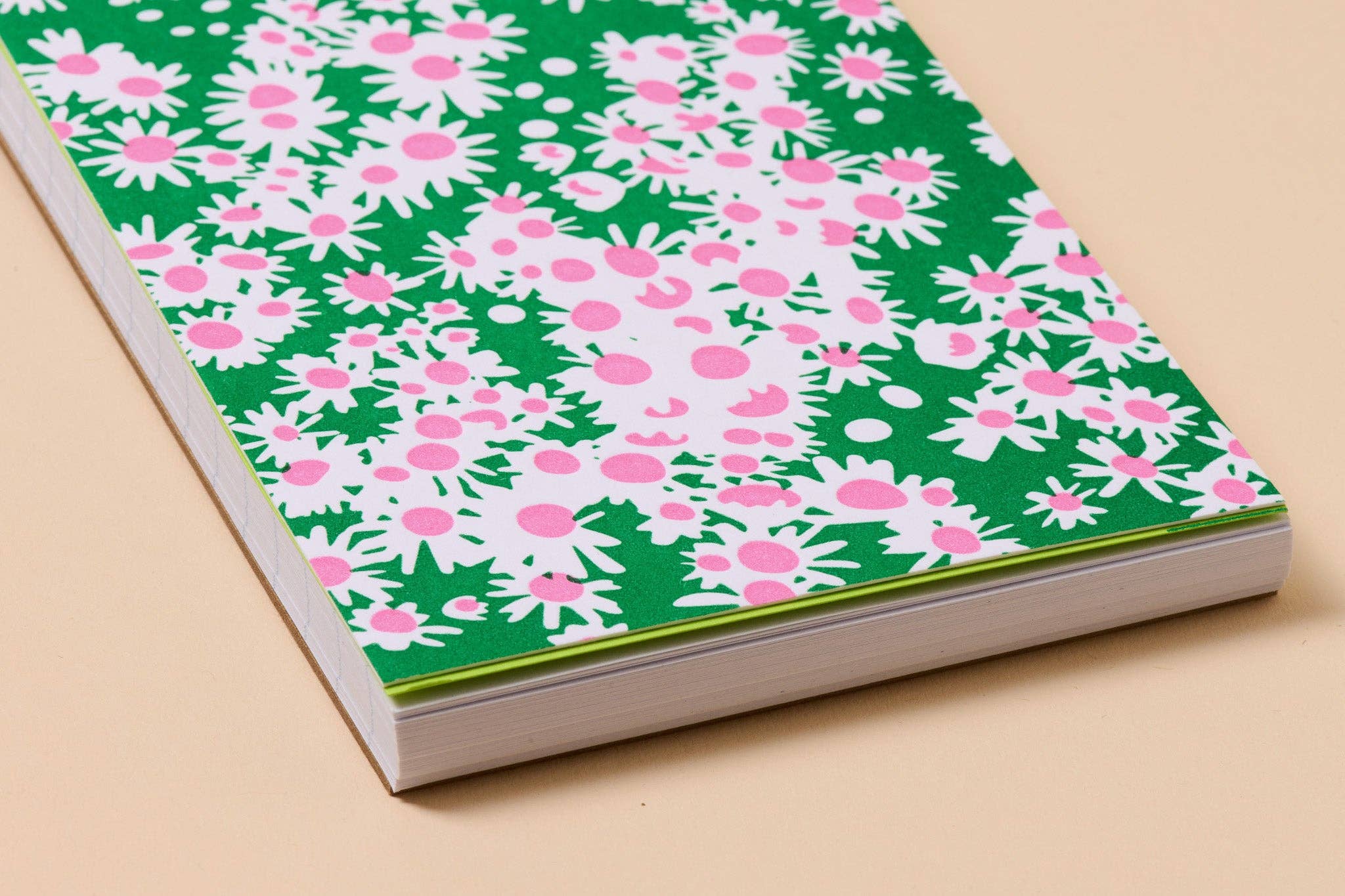 Aster Wildflower Letterpress Spiral Pocket Size Notebook - Image 3