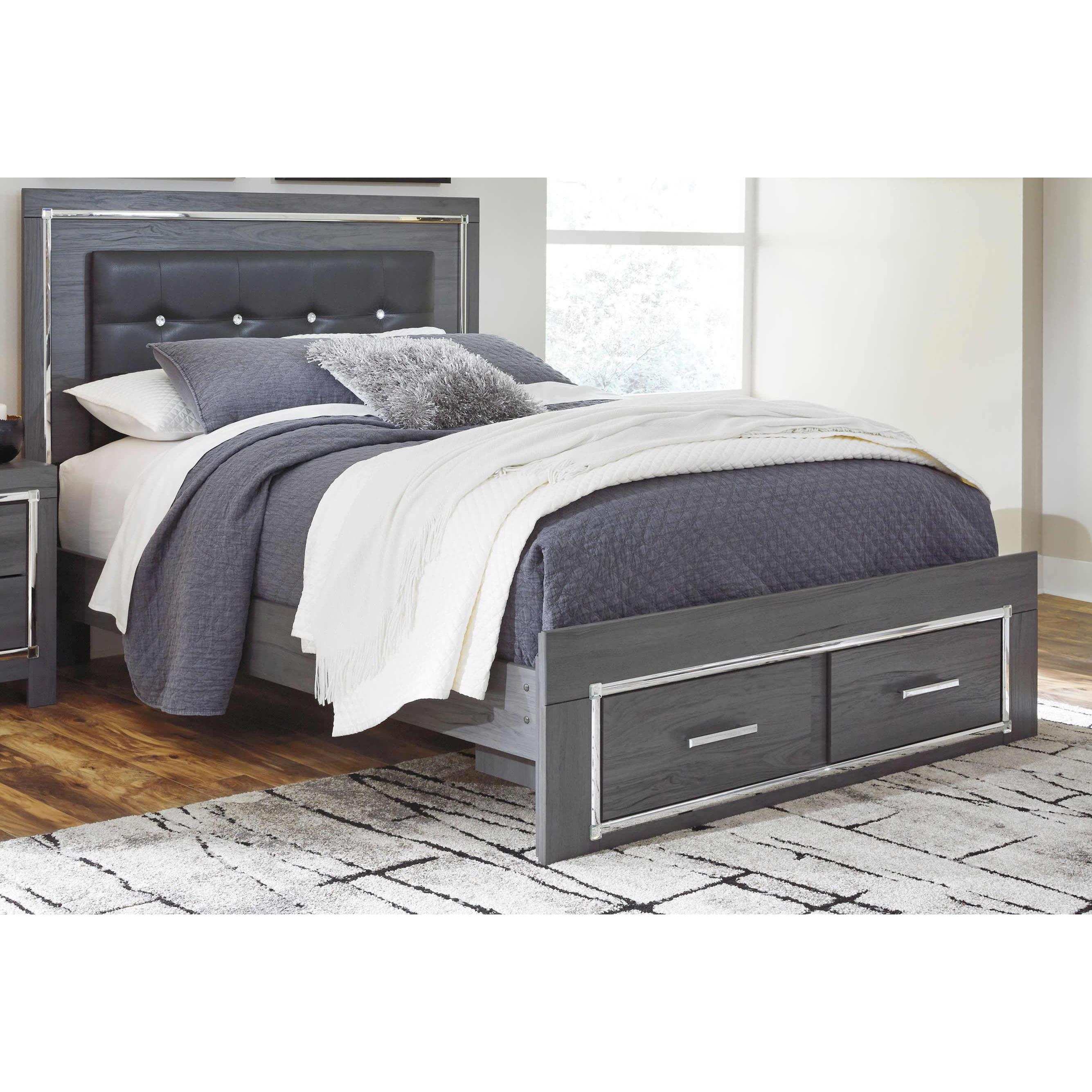 Signature Design by Ashley Lodanna B214B20 6 pc Queen Panel Storage Bedroom Set - Image 2