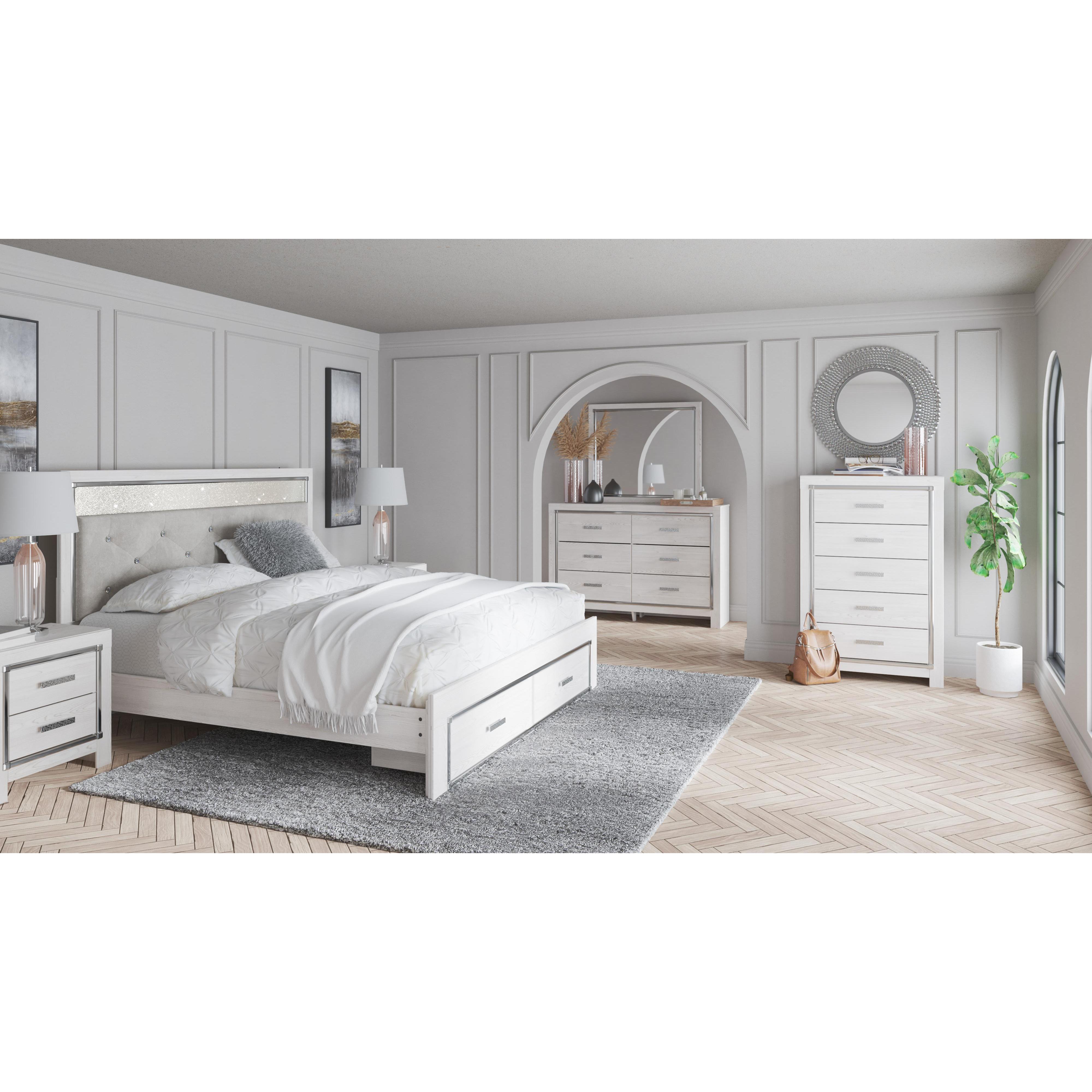 Signature Design by Ashley Altyra B2640B32 6 pc King Panel Storage Bedroom Set - Image 1