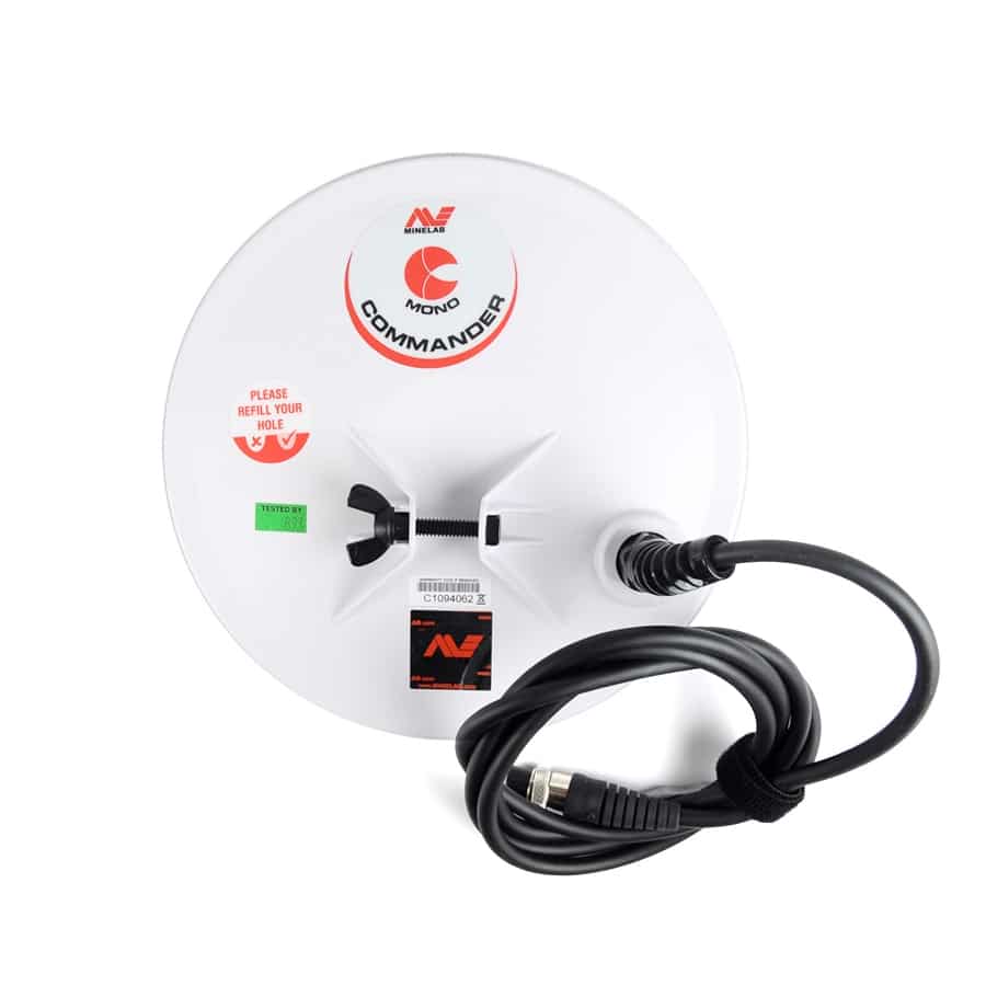 Minelab 8" Round Mono Commander Coil for GPX GP and SD Metal Detectors - Image 1