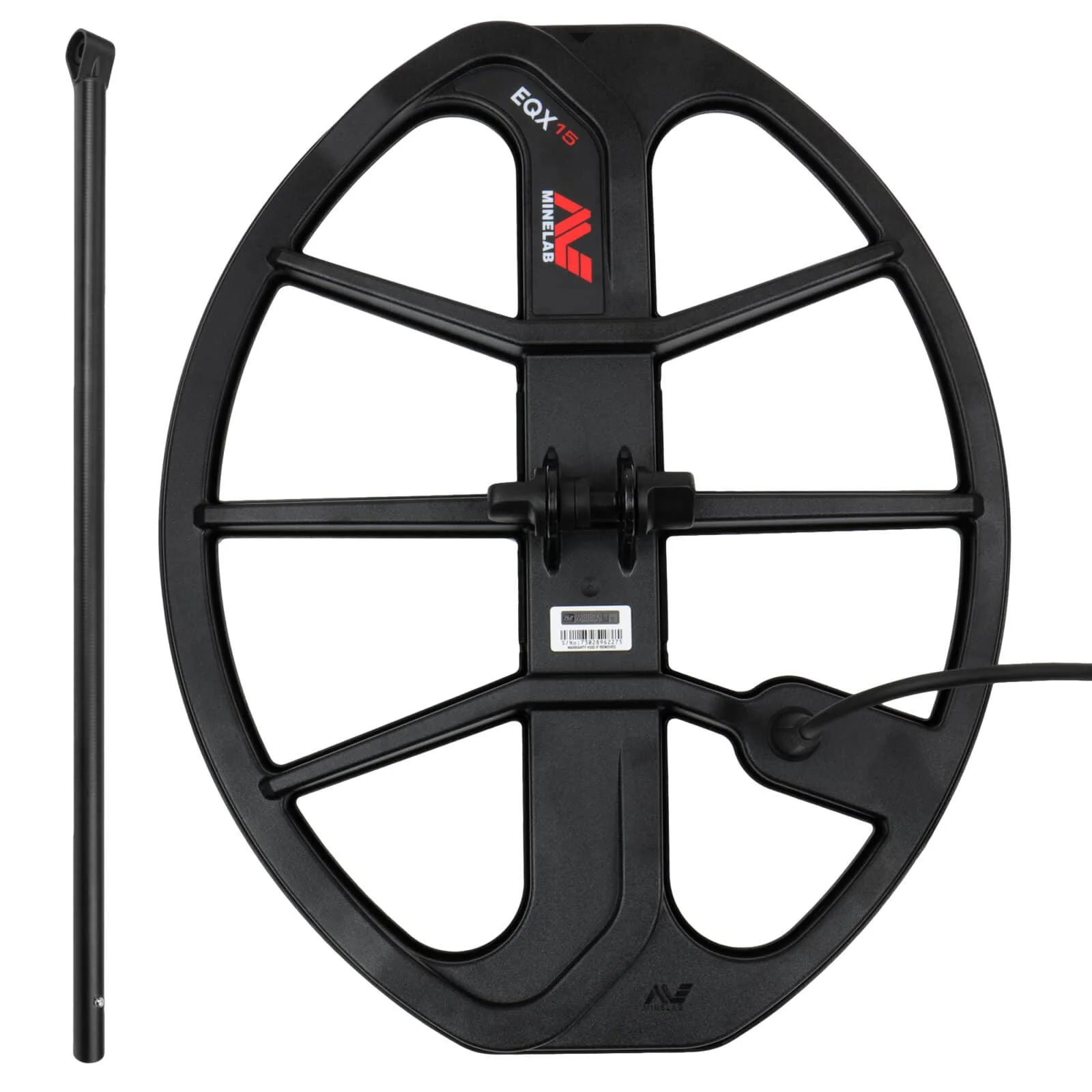 Minelab EQX 15 DD Waterproof Coil & Lower Rod for Equinox - Image 1