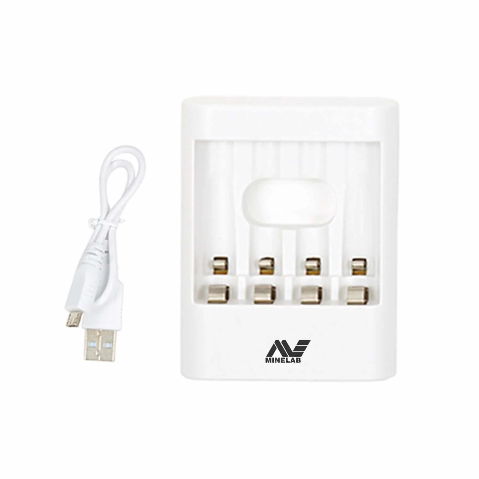 Minelab NiMH Battery Charger for 4 AA Batteries - Vanquish - Image 1