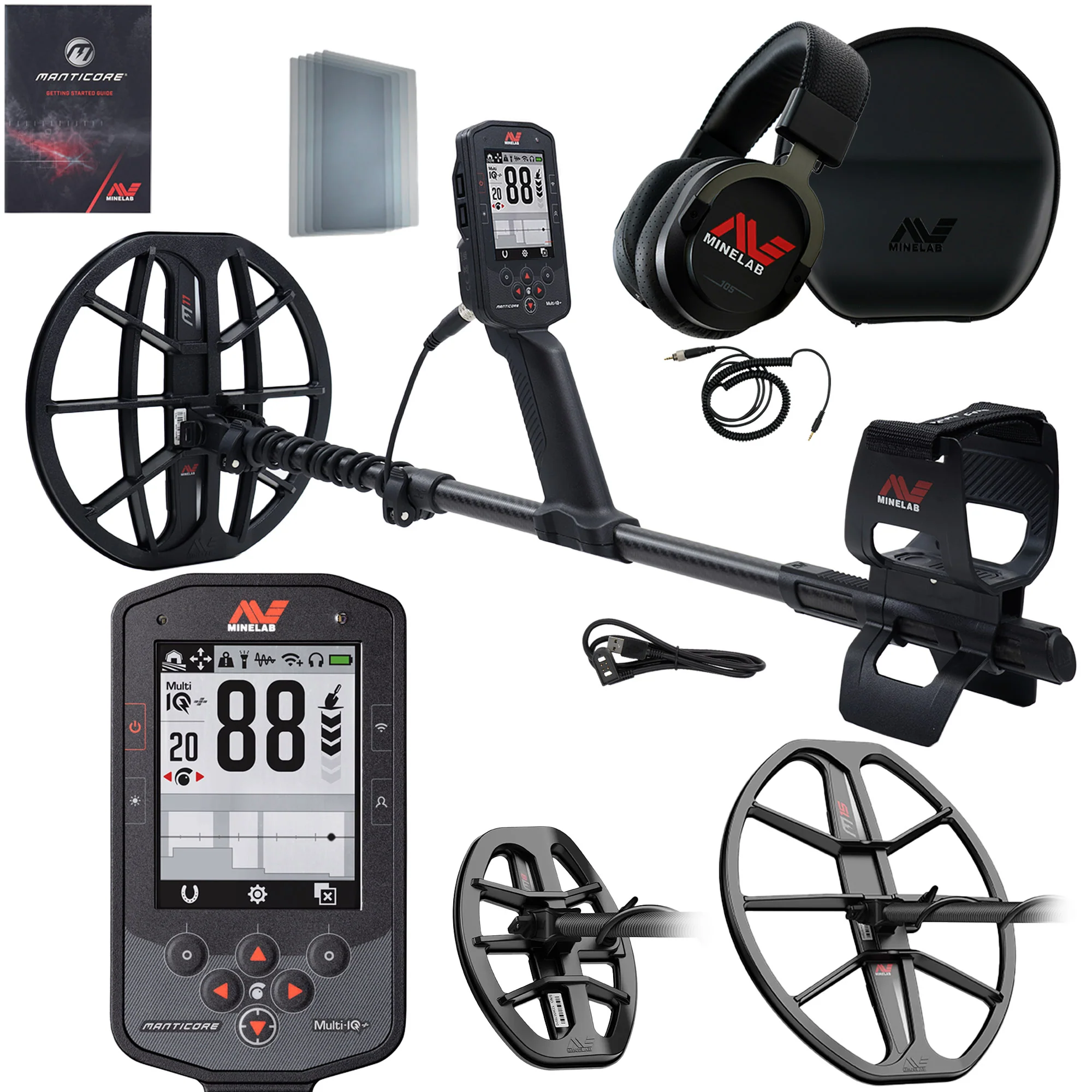 MINELAB Manticore High Power Metal Detector with M8 & M15 Coils - Image 2