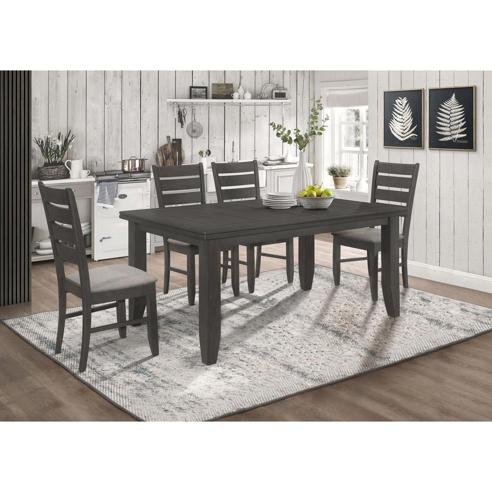 Coaster Furniture Dalila 102721GRY 5 pc Dining Room Set