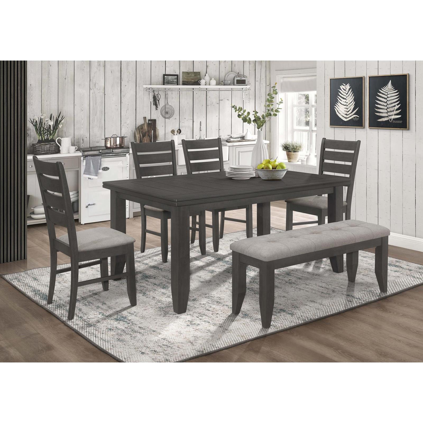 Coaster Furniture Dalila 102721GRY 6 pc Dining Room Set