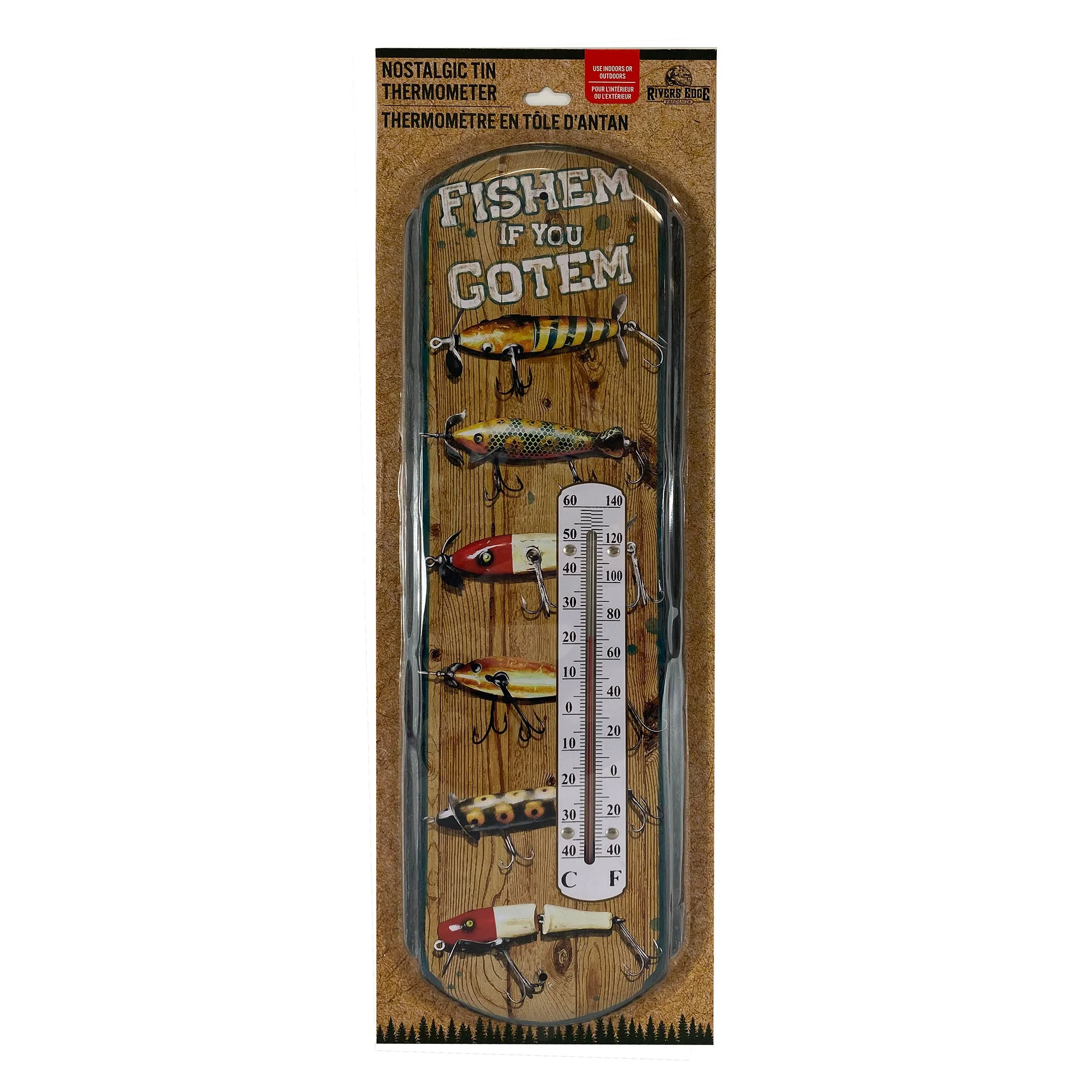 Tin Thermometer-Fishem If You Gotem - Image 3