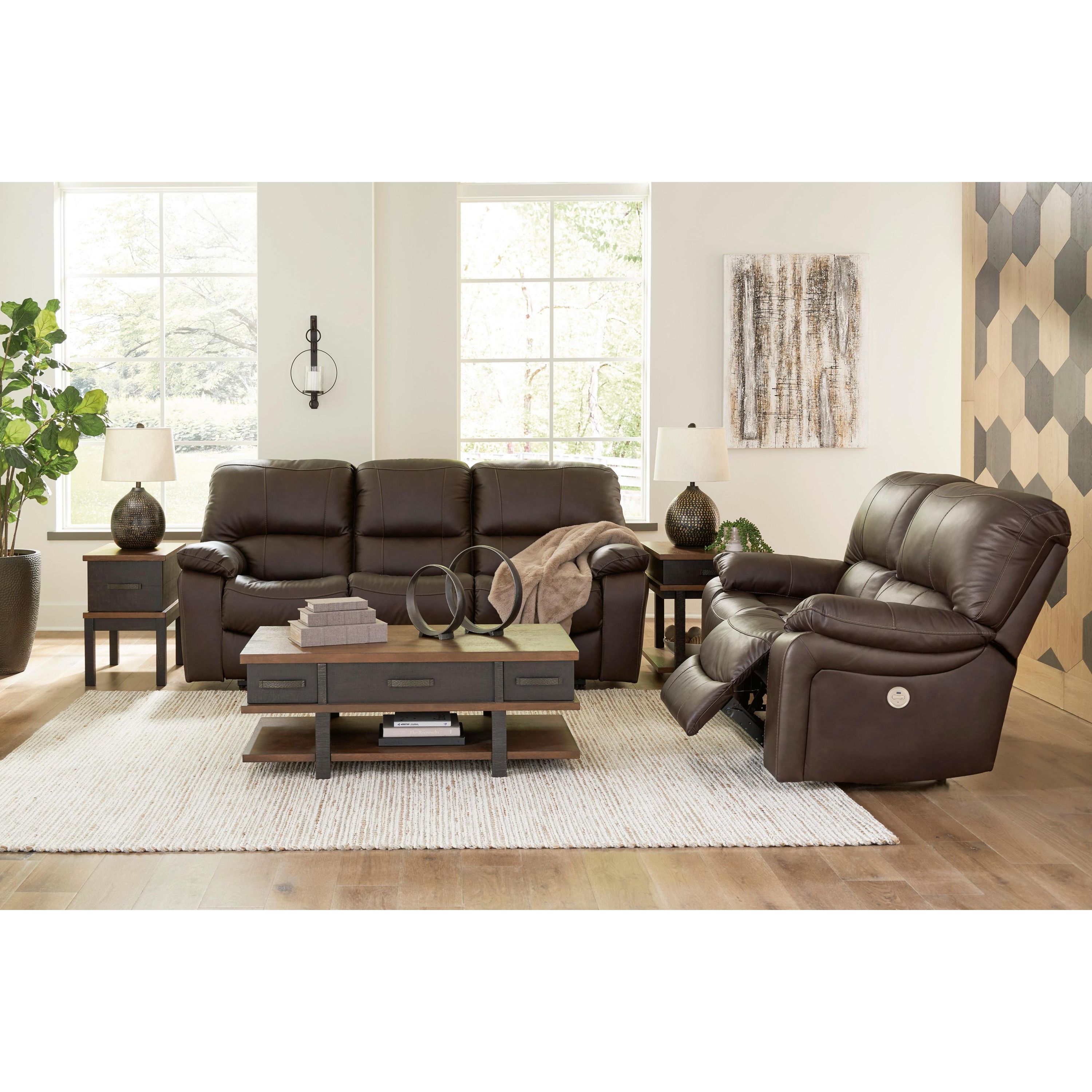 Signature Design by Ashley Leesworth U43808U1 2 pc Power Reclining Living Room Set - Image 1