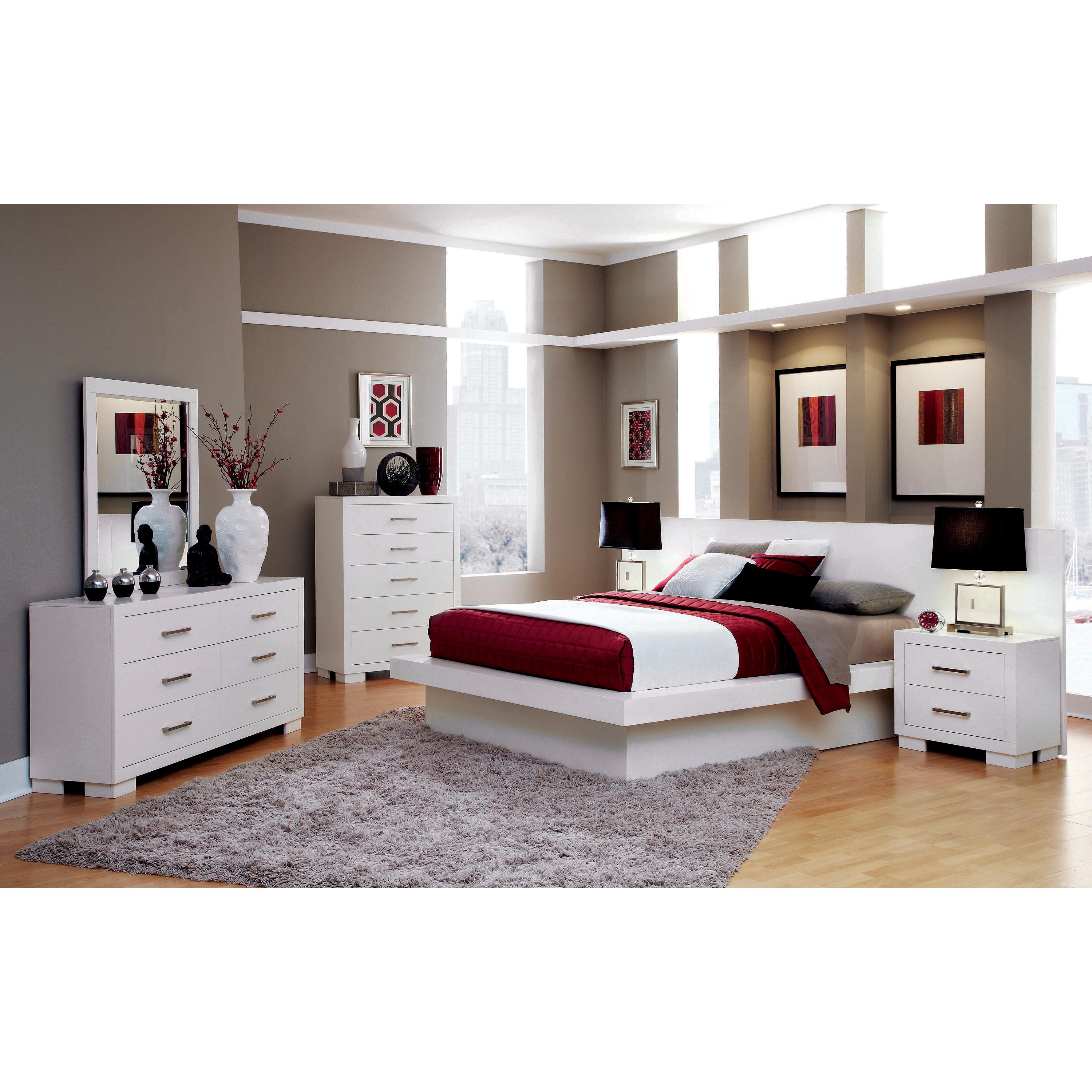 Coaster Furniture Jessica 202990Q-S6P 6 pc Queen Platform Bedroom Set - Image 1