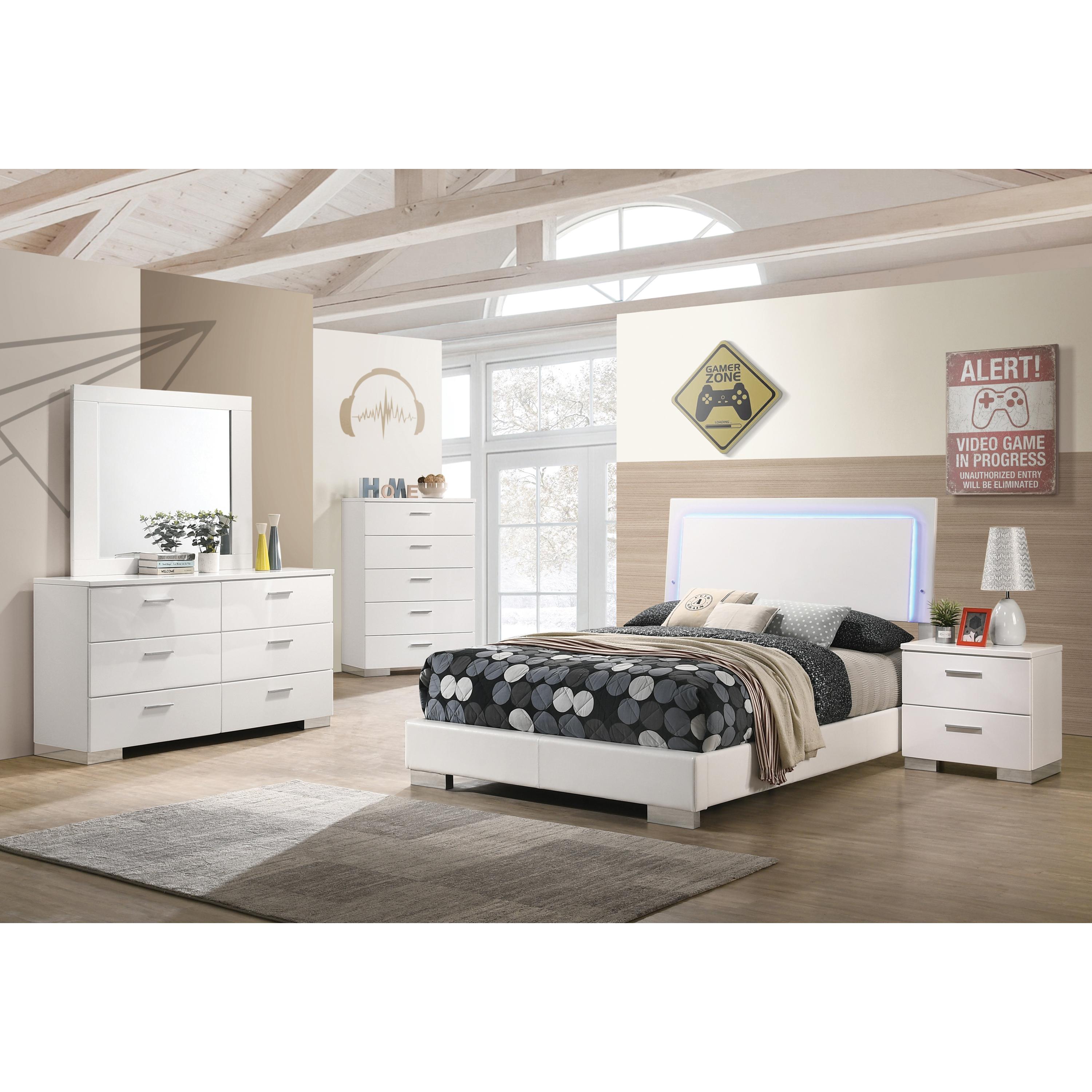 Coaster Furniture Felicity 203500F-S5 7 pc Full Bedroom Set - Image 1
