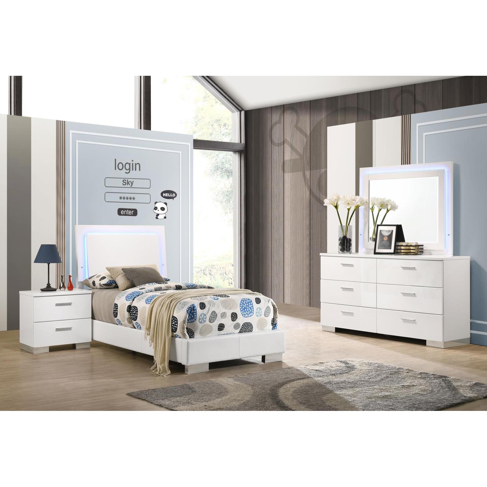Coaster Furniture Felicity 203500T-S5 7 pc Twin Bedroom Set - Image 1
