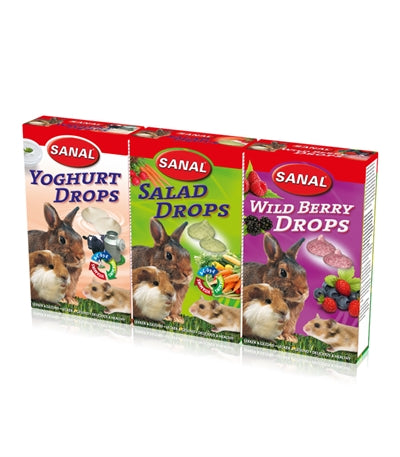 Sanal Rodent 3-Pack Drops Yogurt / Salad / Wild Berry