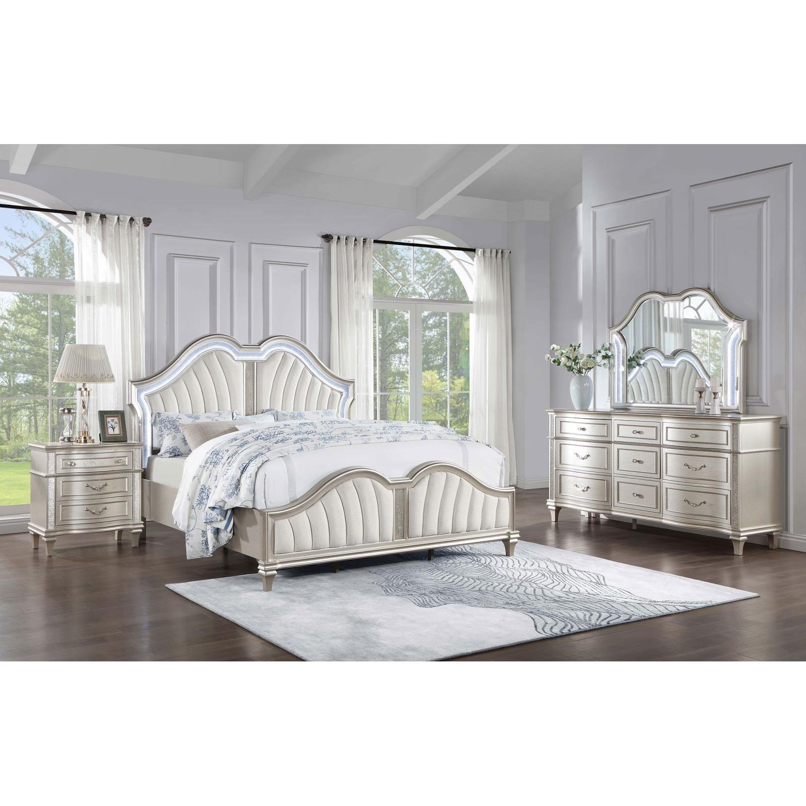 Coaster Furniture Evangeline 223391Q-S4 6 pc Queen Platform Bedroom Set - Image 1