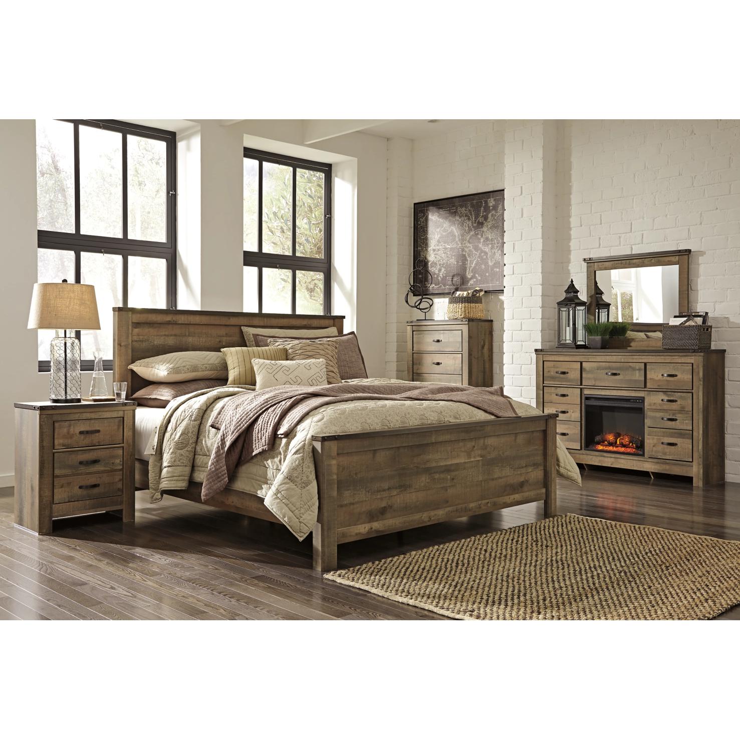 Signature Design by Ashley Trinell King Panel Bed B446-58/B446-56/B446-97 - Image 3