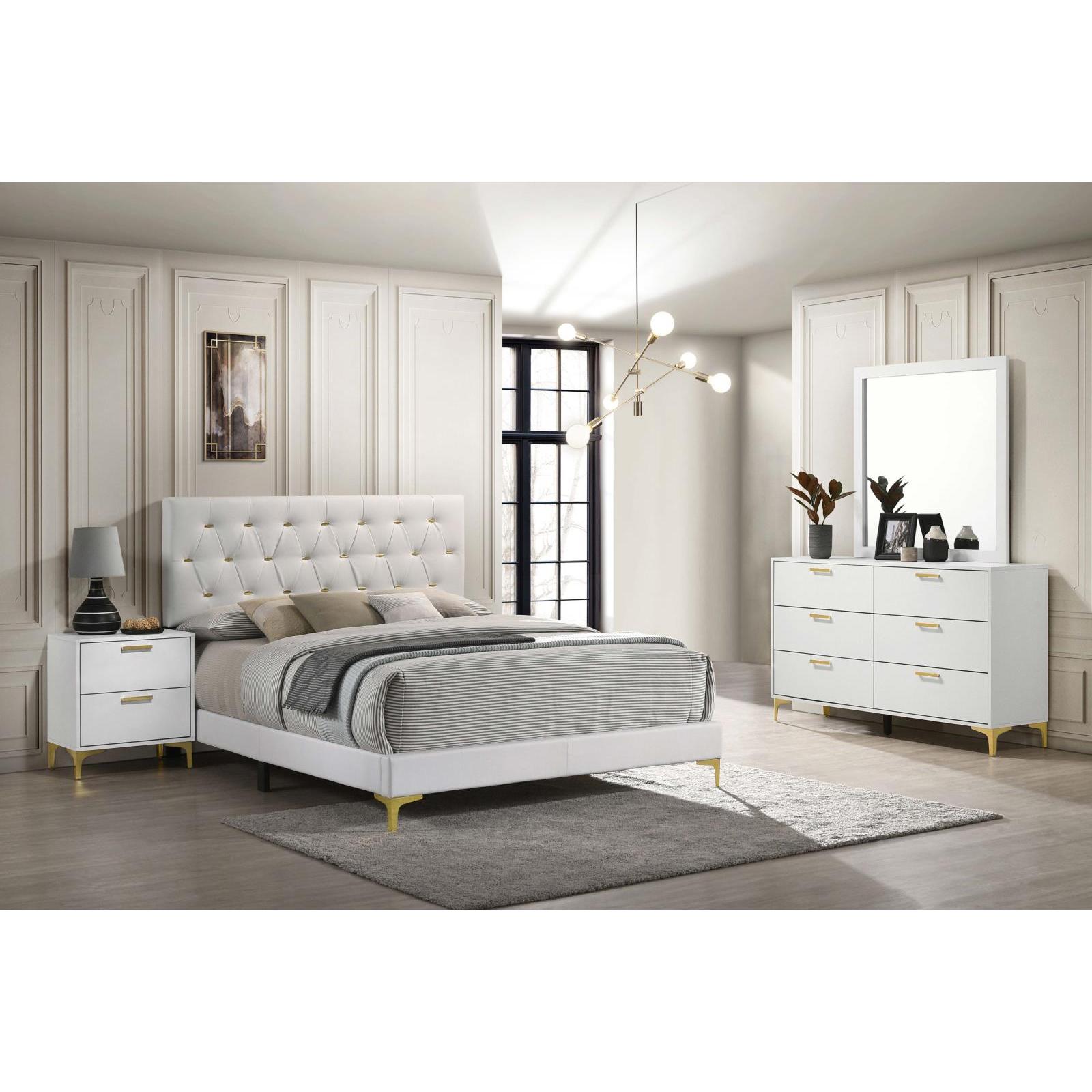 Coaster Furniture Kendall 224401Q-S4 6 pc Queen Upholstered Bedroom Set - Image 1
