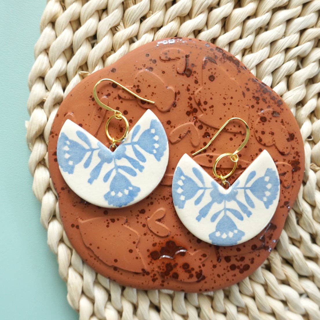 Whig Rose Dangle Earrings - Wholesale - Image 1