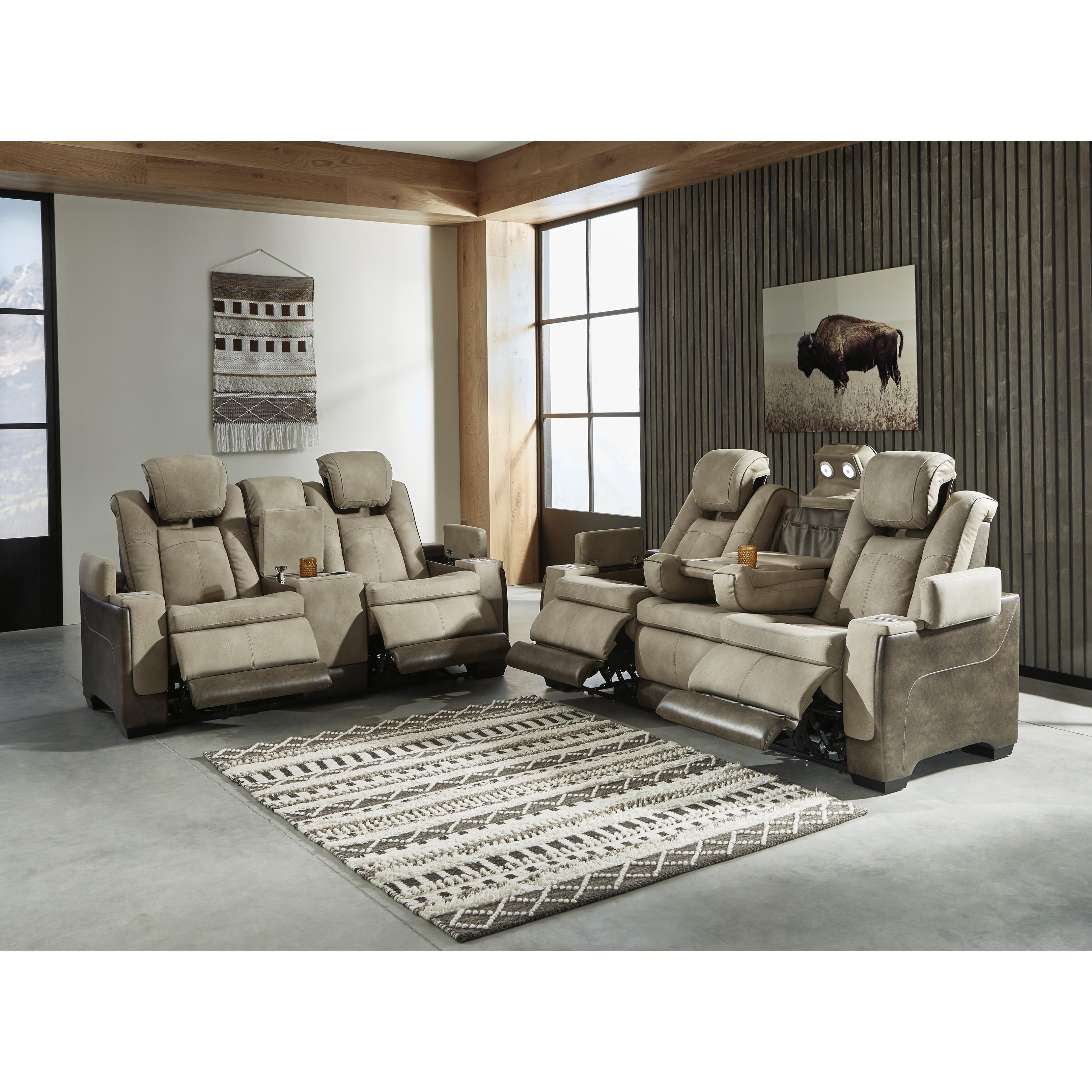 Signature Design by Ashley Next-Gen Durapella 22003U1 2 pc Power Reclining Living Room Set - Image 2