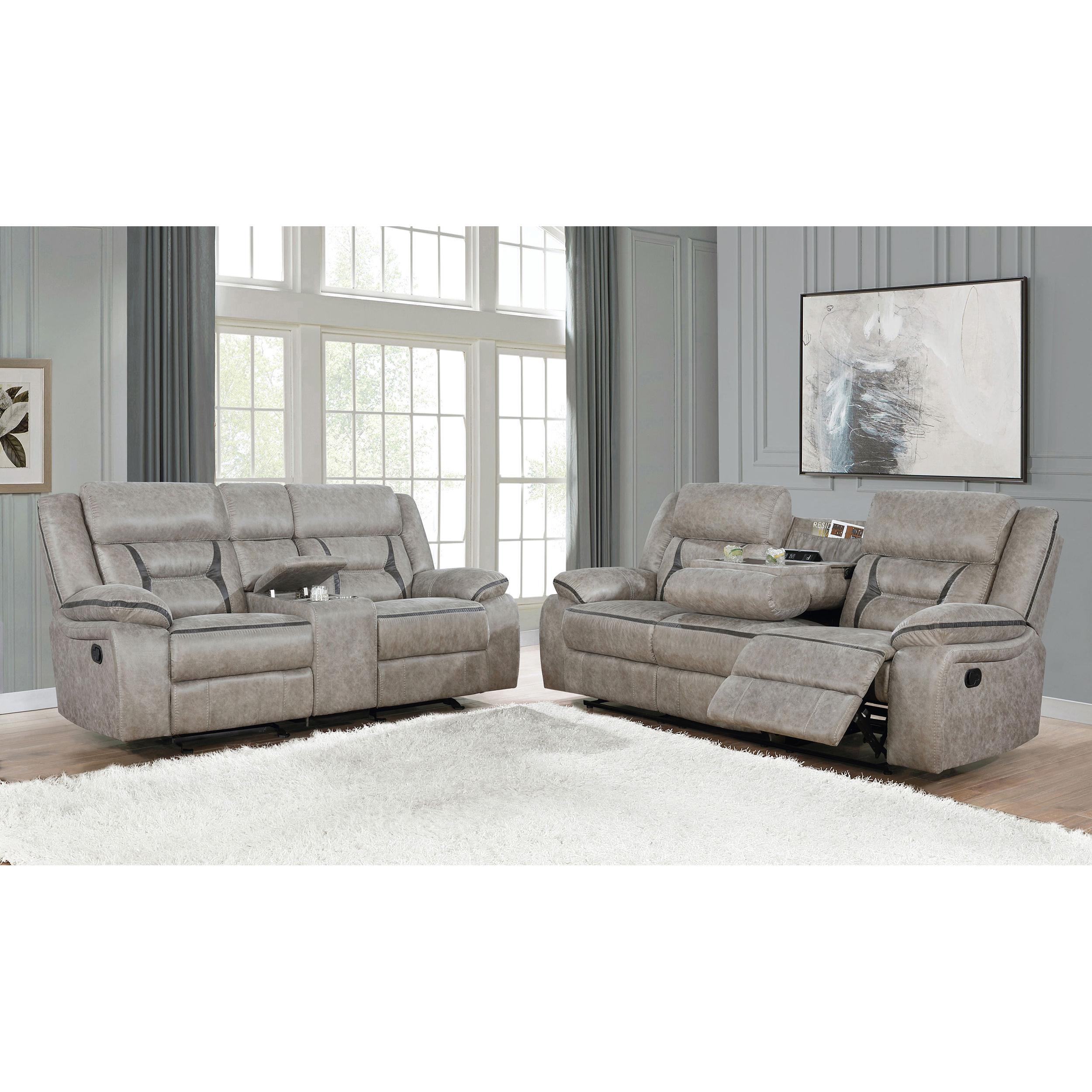Coaster Furniture Greer 651351-S2 2 pc Reclining Living Room Set - Image 2