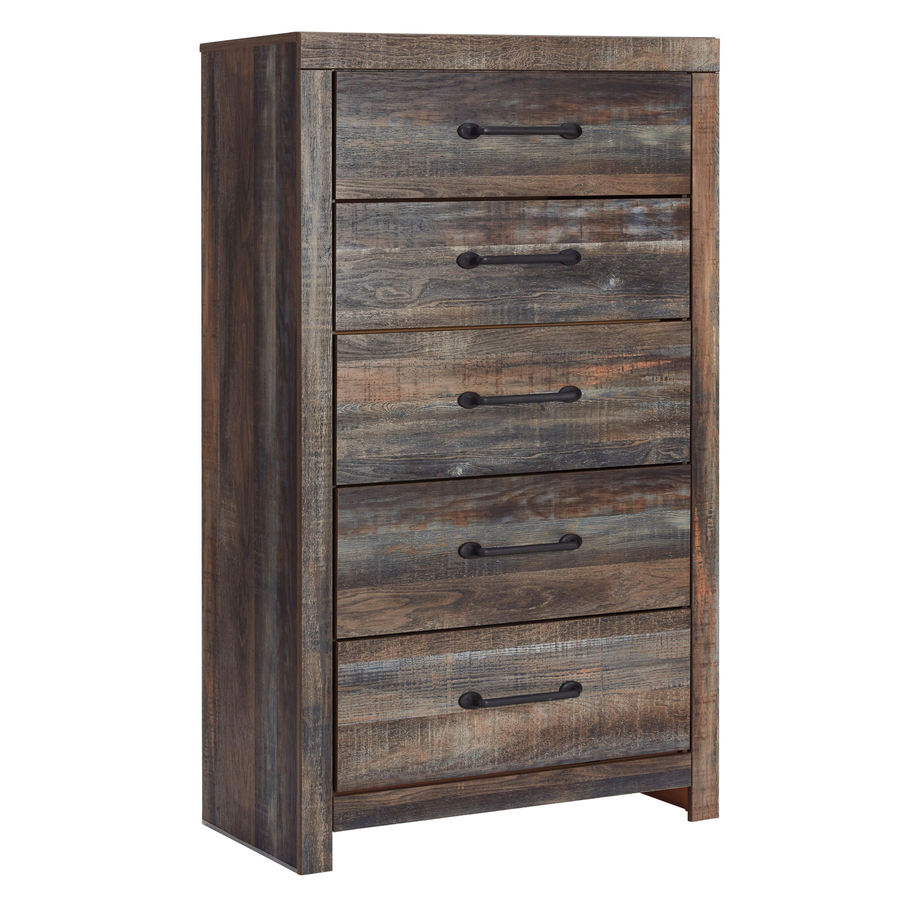 Signature Design by Ashley Drystan B211 6 pc Queen Bookcase Storage Bedroom Set - Image 3