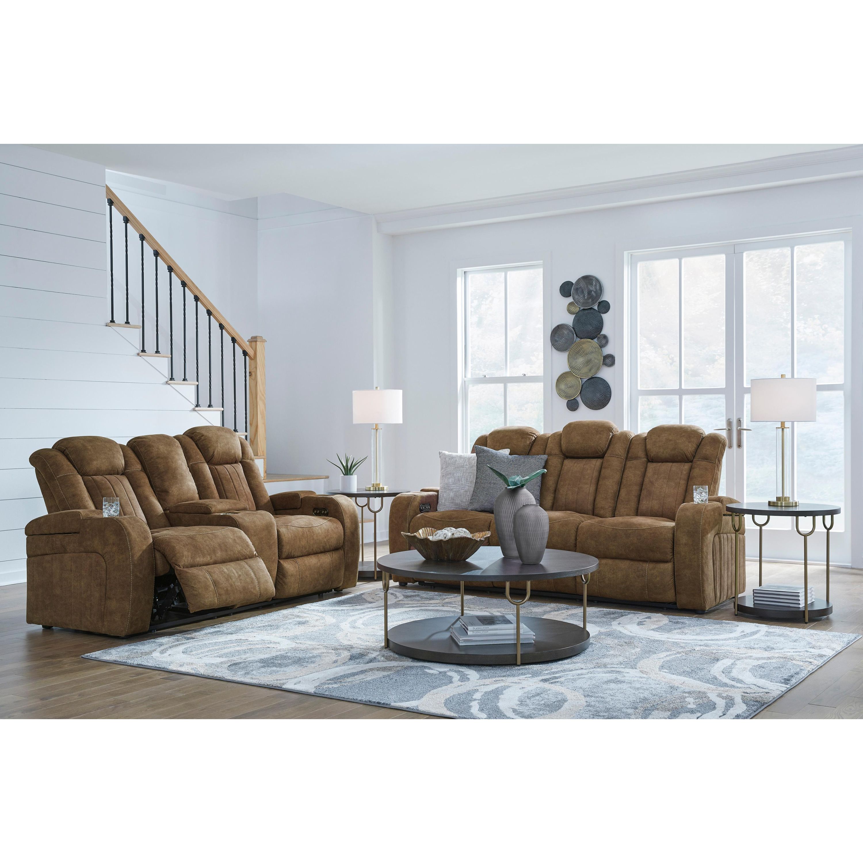 Signature Design by Ashley Wolfridge 60703U1 2 pc Power Reclining Living Room Set