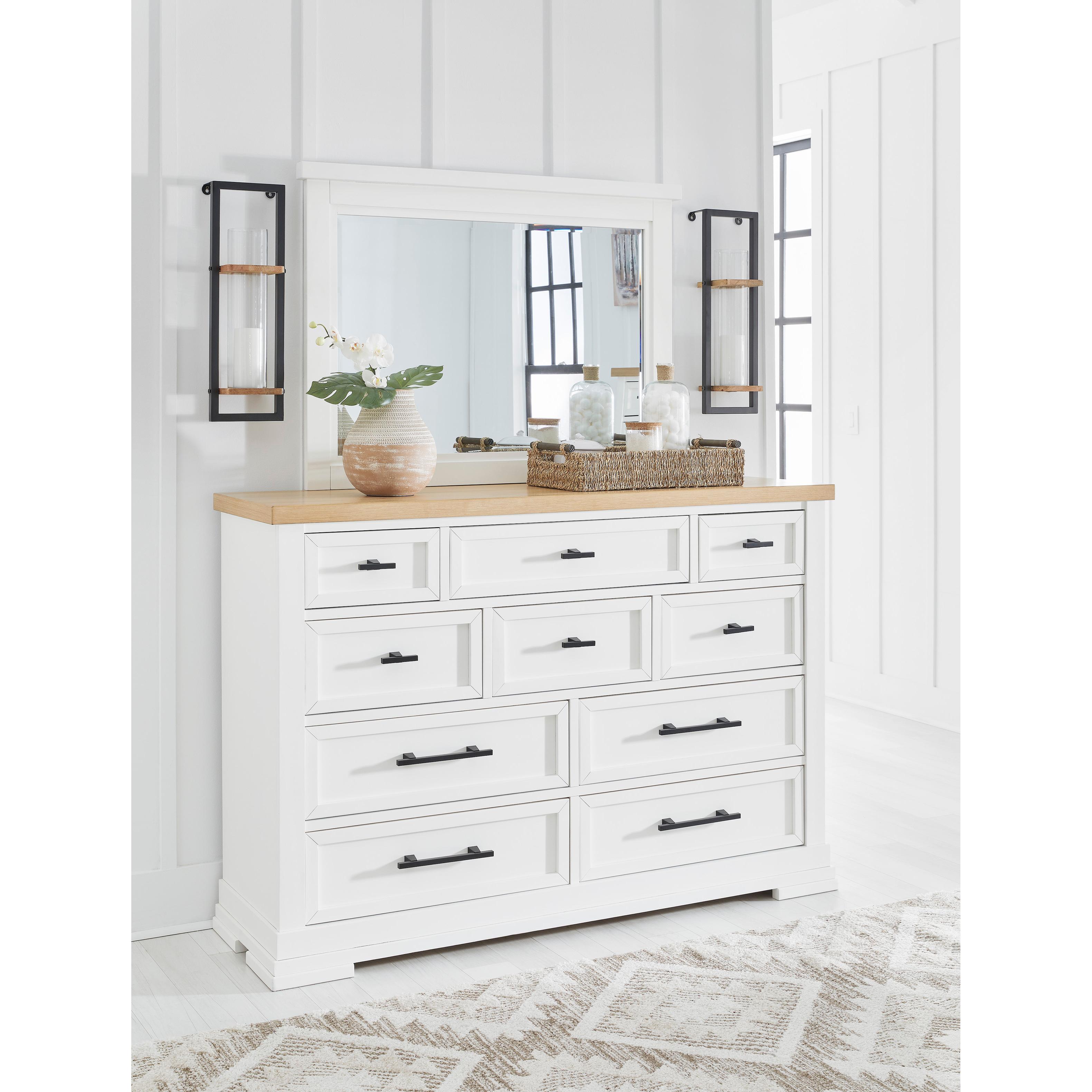 Benchcraft Ashbryn B844 8 pc Queen Panel Storage Bedroom Set - Image 3