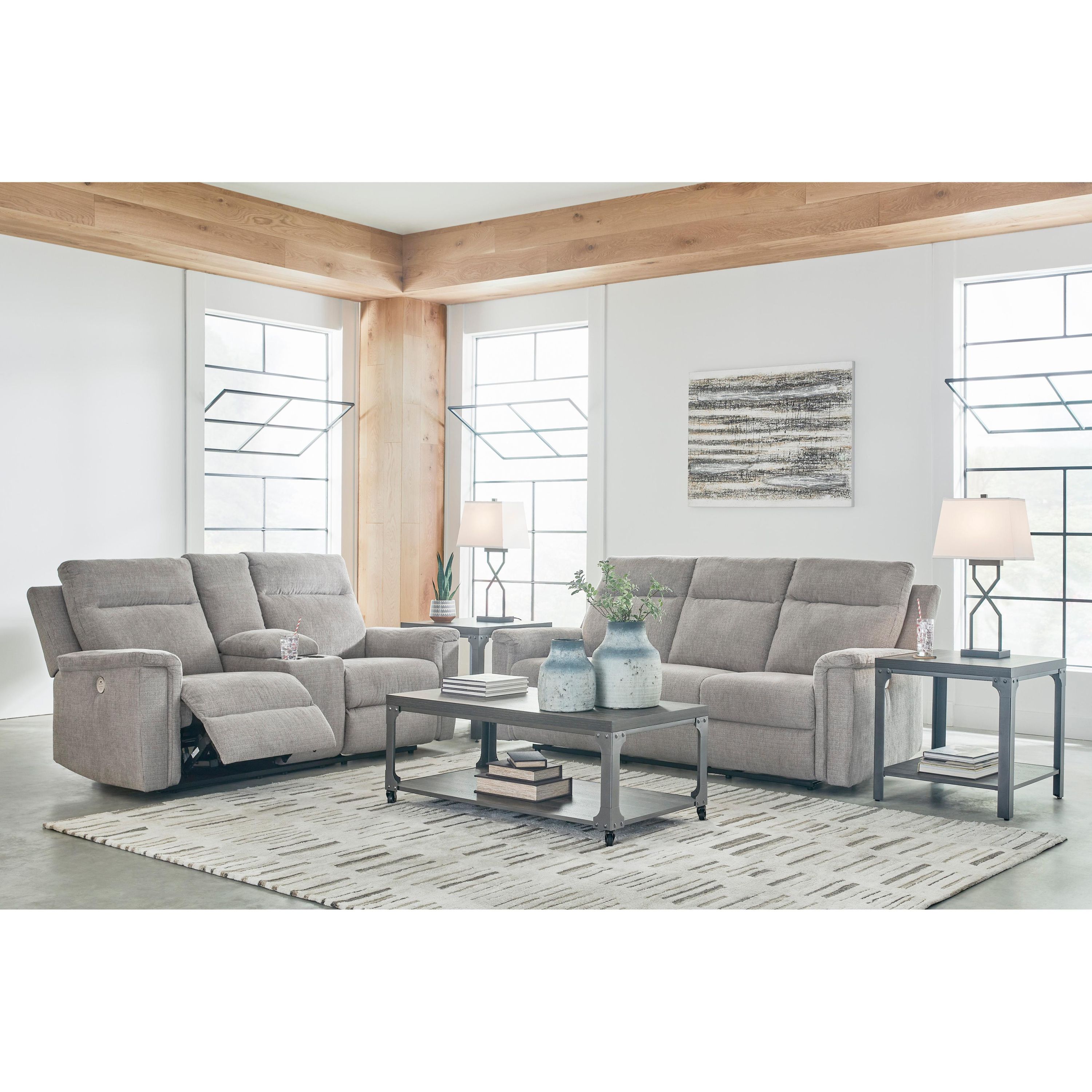 Signature Design by Ashley Barnsana 33201U1 2 pc Power Reclining Living Room Set - Image 1