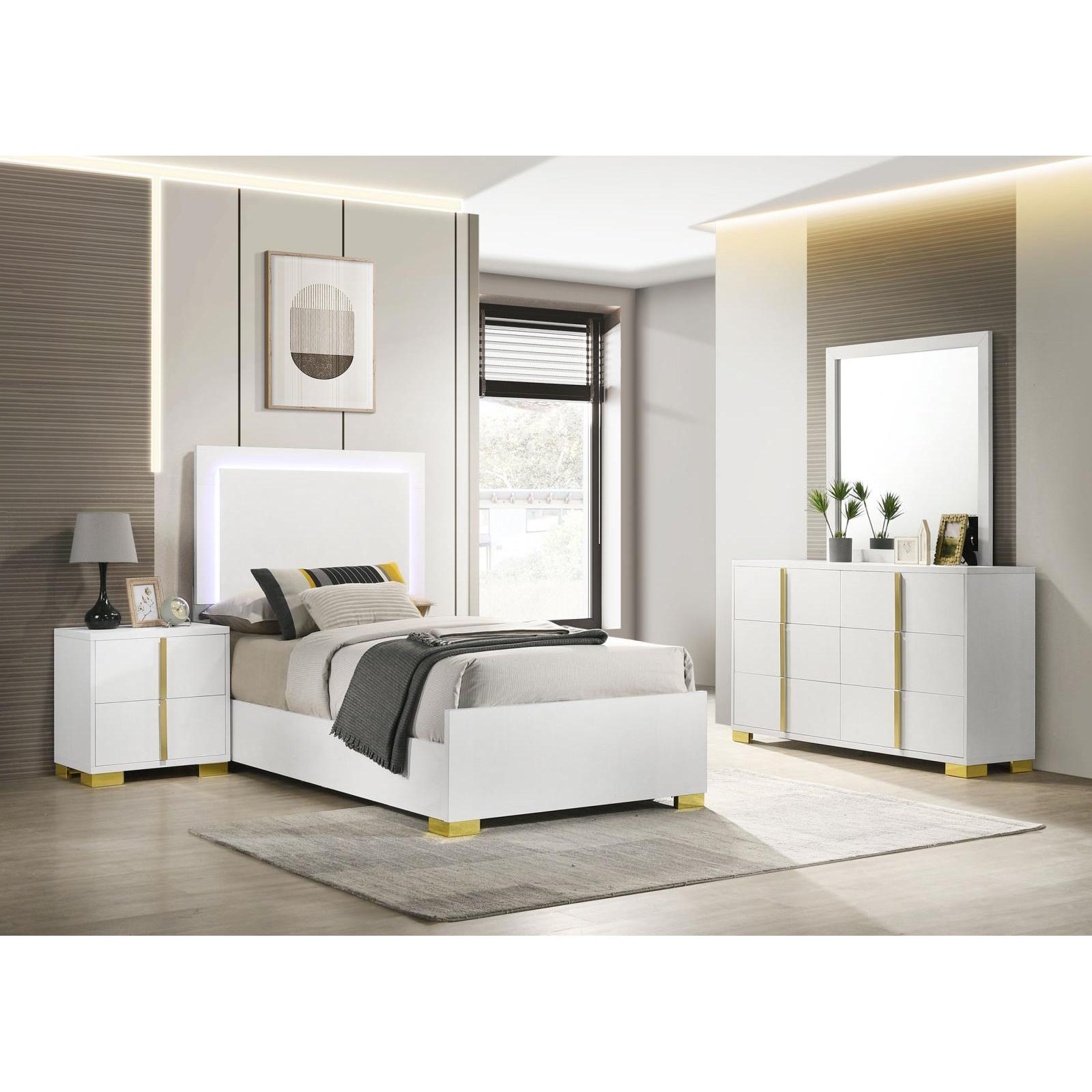 Coaster Furniture Marceline 222931T-S4 6 pc Twin Panel Bedroom Set - Image 1