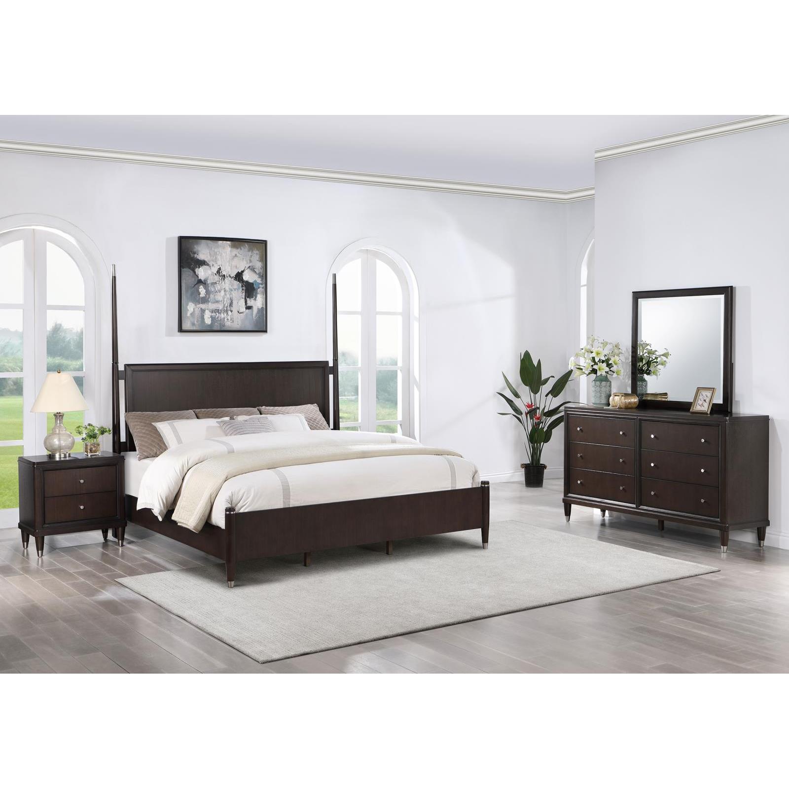 Coaster Furniture Emberlyn 223061Q-S4 6 pc Queen Poster Bedroom Set - Image 2