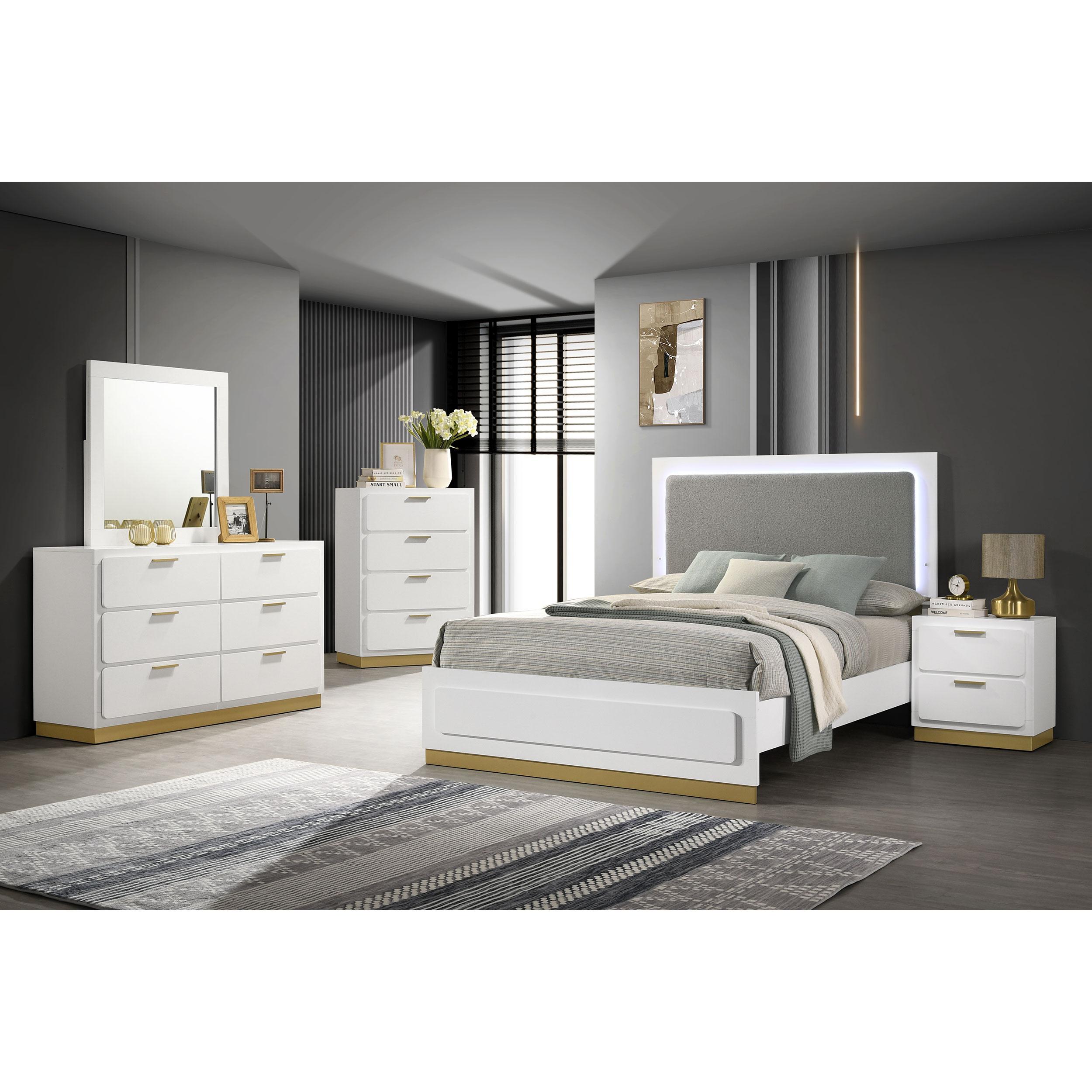 Coaster Furniture Caraway 224771KE-S5 7 pc King Panel Bedroom Set - Image 1