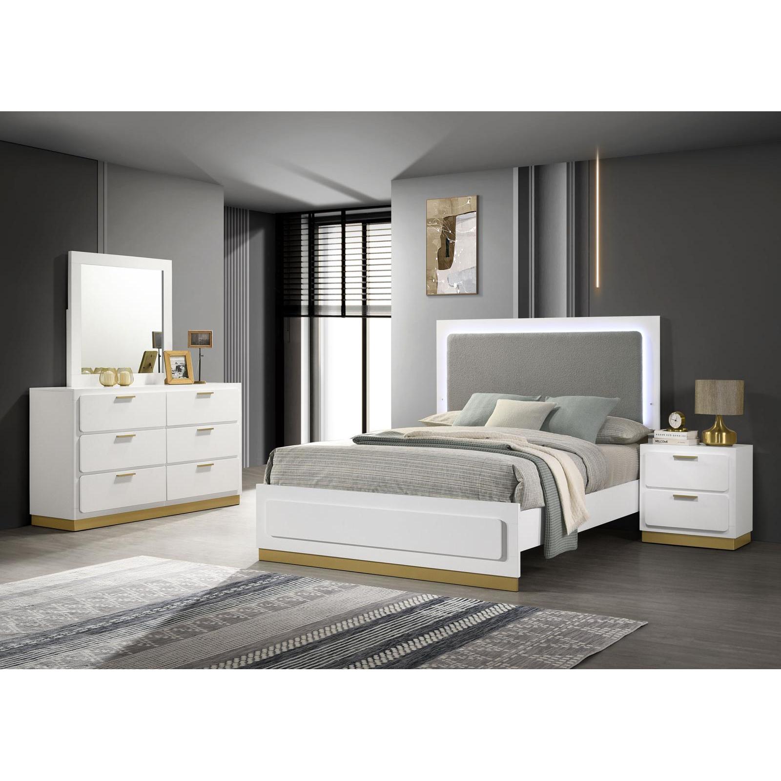 Coaster Furniture Caraway 224771KE-S4 6 pc King Panel Bedroom Set - Image 1