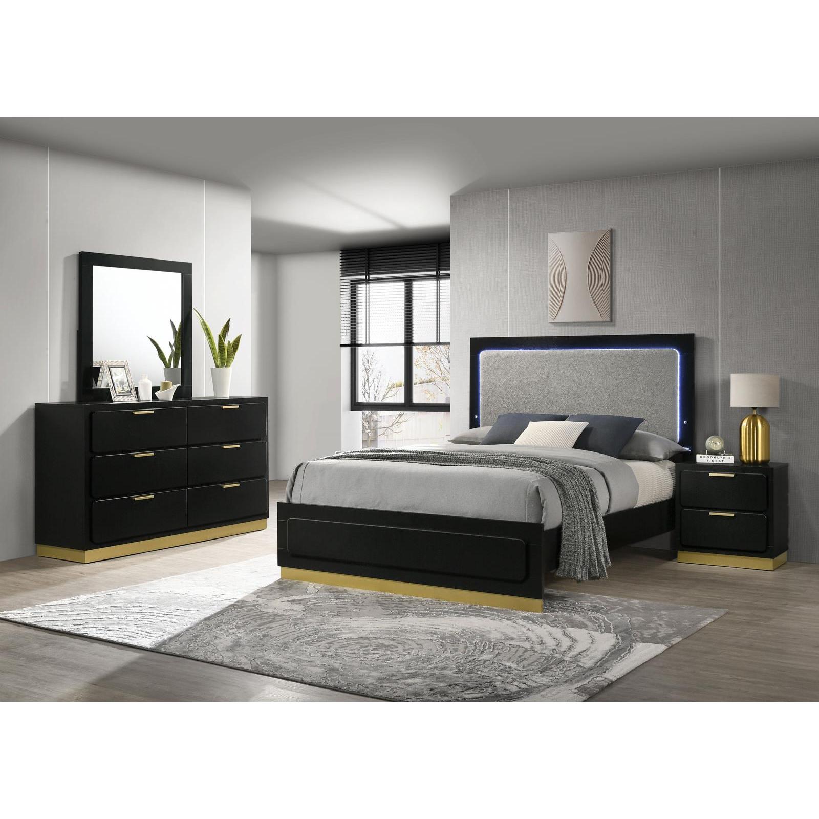 Coaster Furniture Caraway 224781KE-S4 6 pc King Panel Bedroom Set - Image 1
