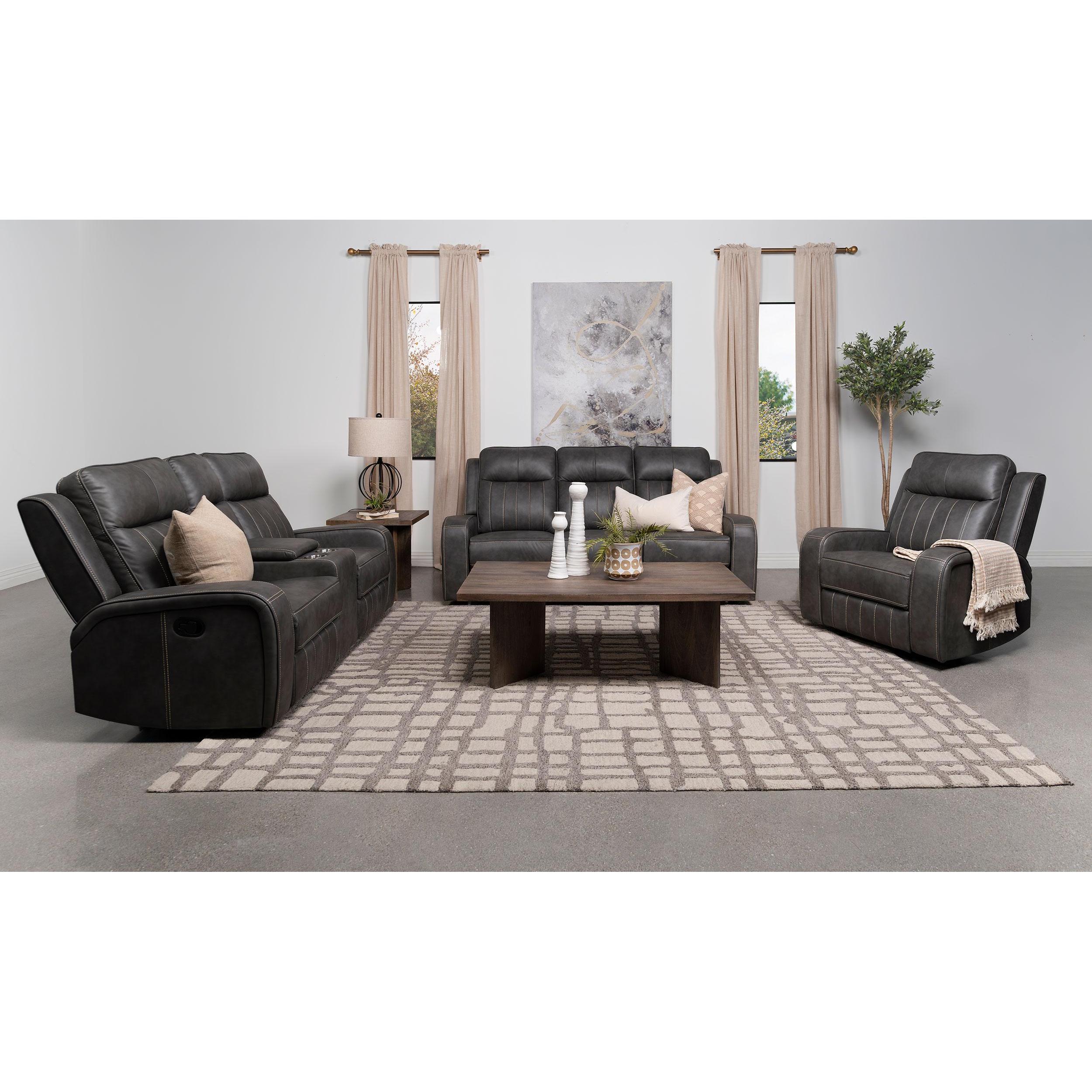 Coaster Furniture Raelynn 603191-S3 3 pc Reclining Living Room Set
