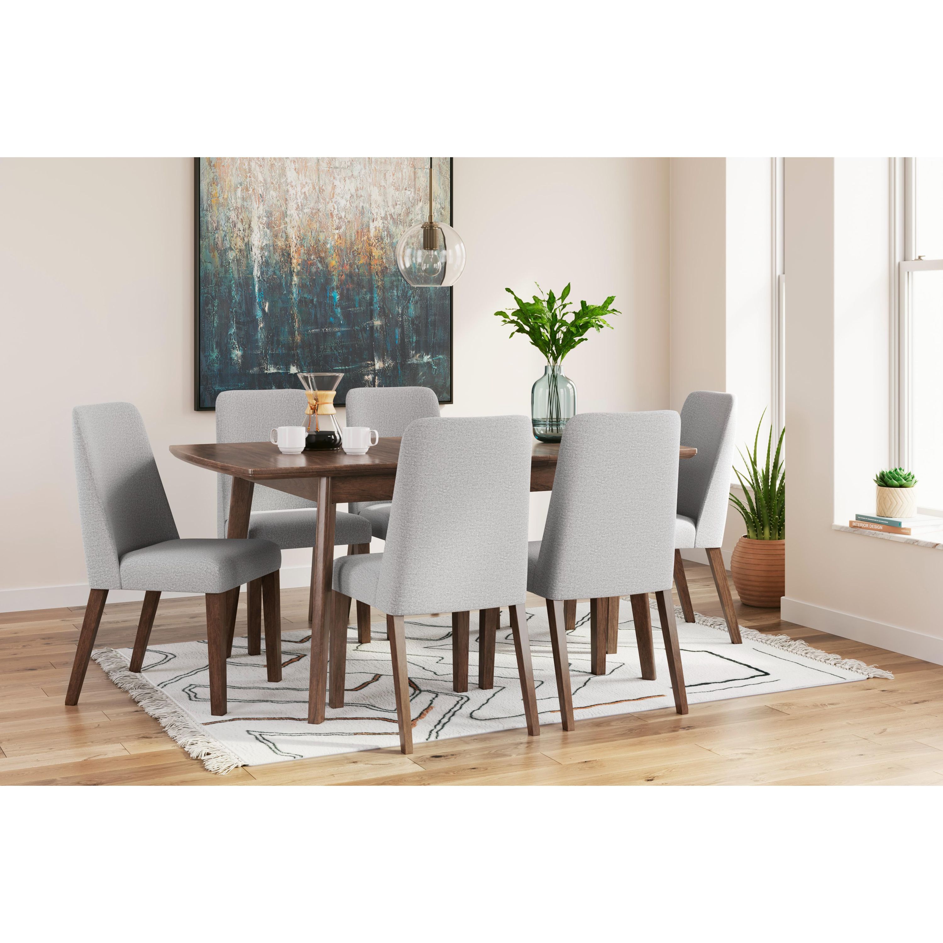 Signature Design by Ashley Lyncott D615D14 7 pc Dining Set - Image 1