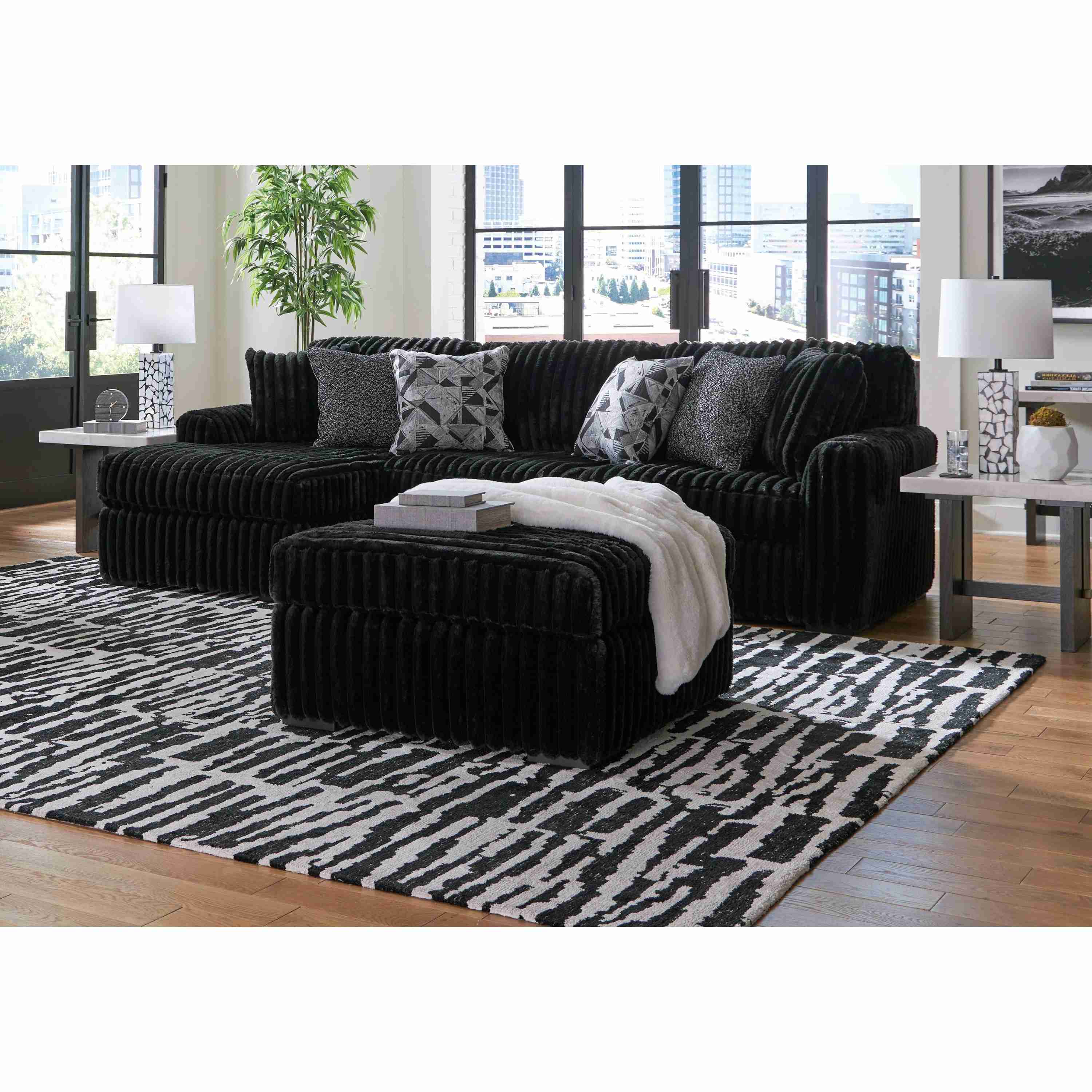 Signature Design by Ashley Midnight-Madness 98103 3 pc Living Room Set - Image 1