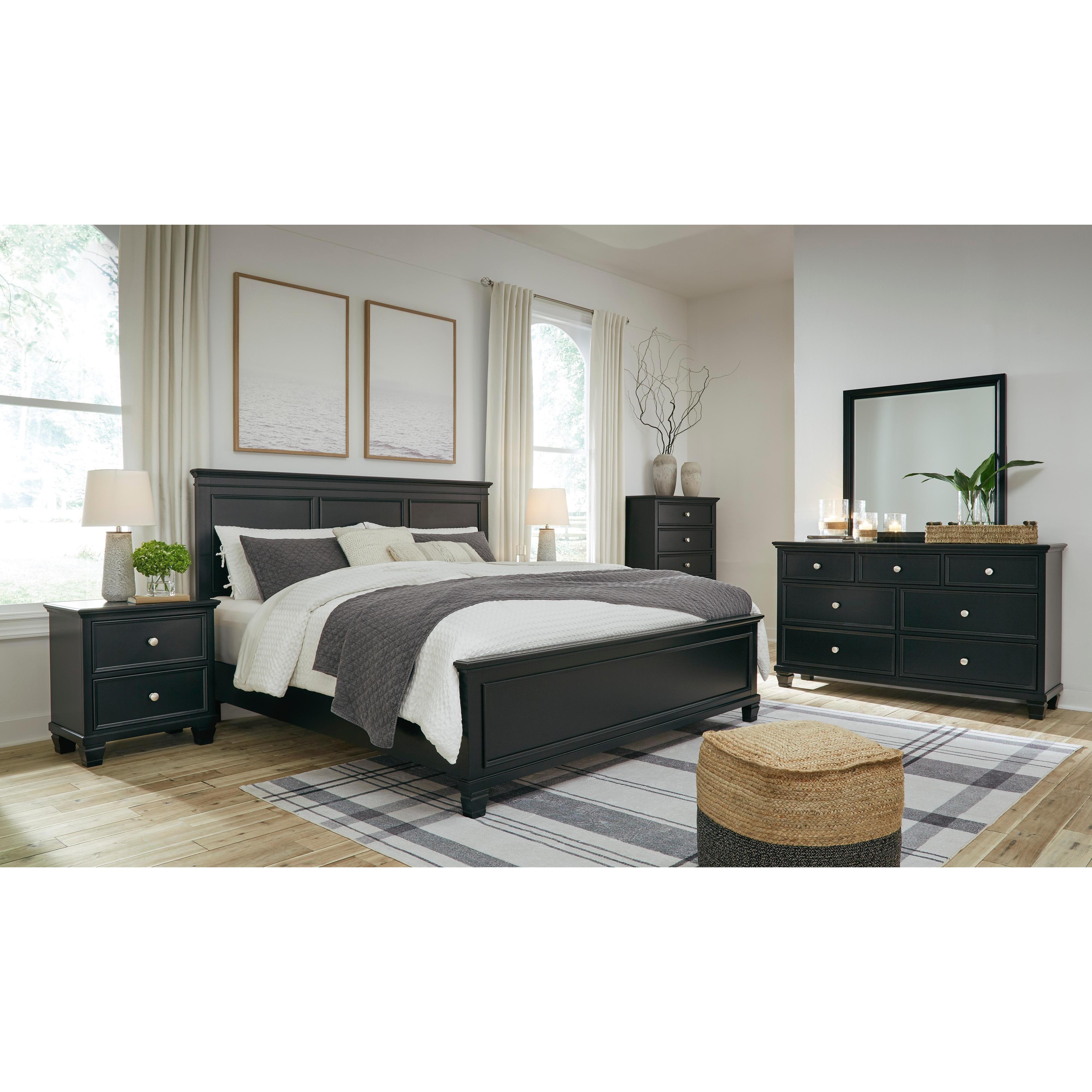 Signature Design by Ashley Lanolee B687B31 6 pc King Panel Bedroom Set - Image 1