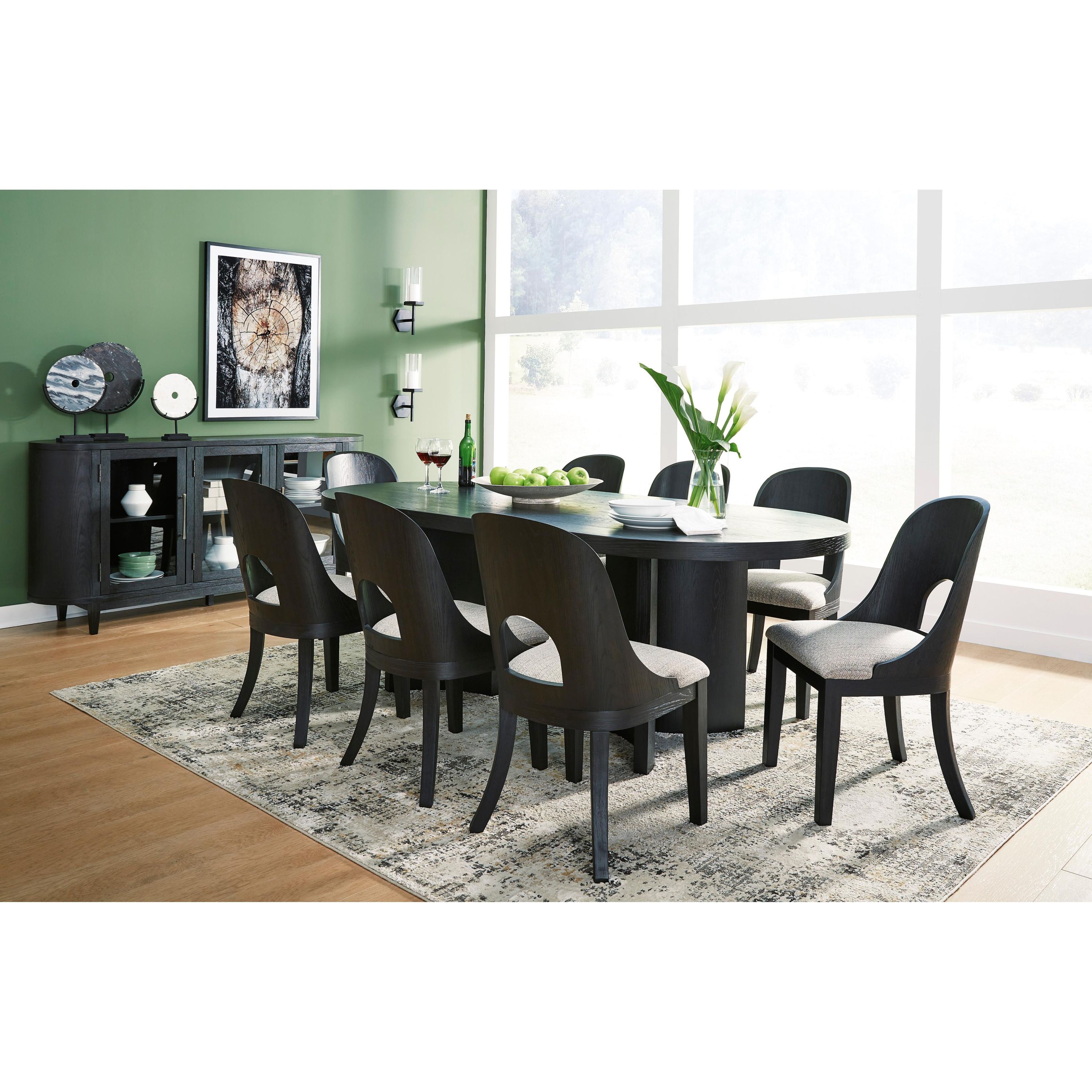 Signature Design by Ashley Rowanbeck D821 10 pc Dining Set - Image 1
