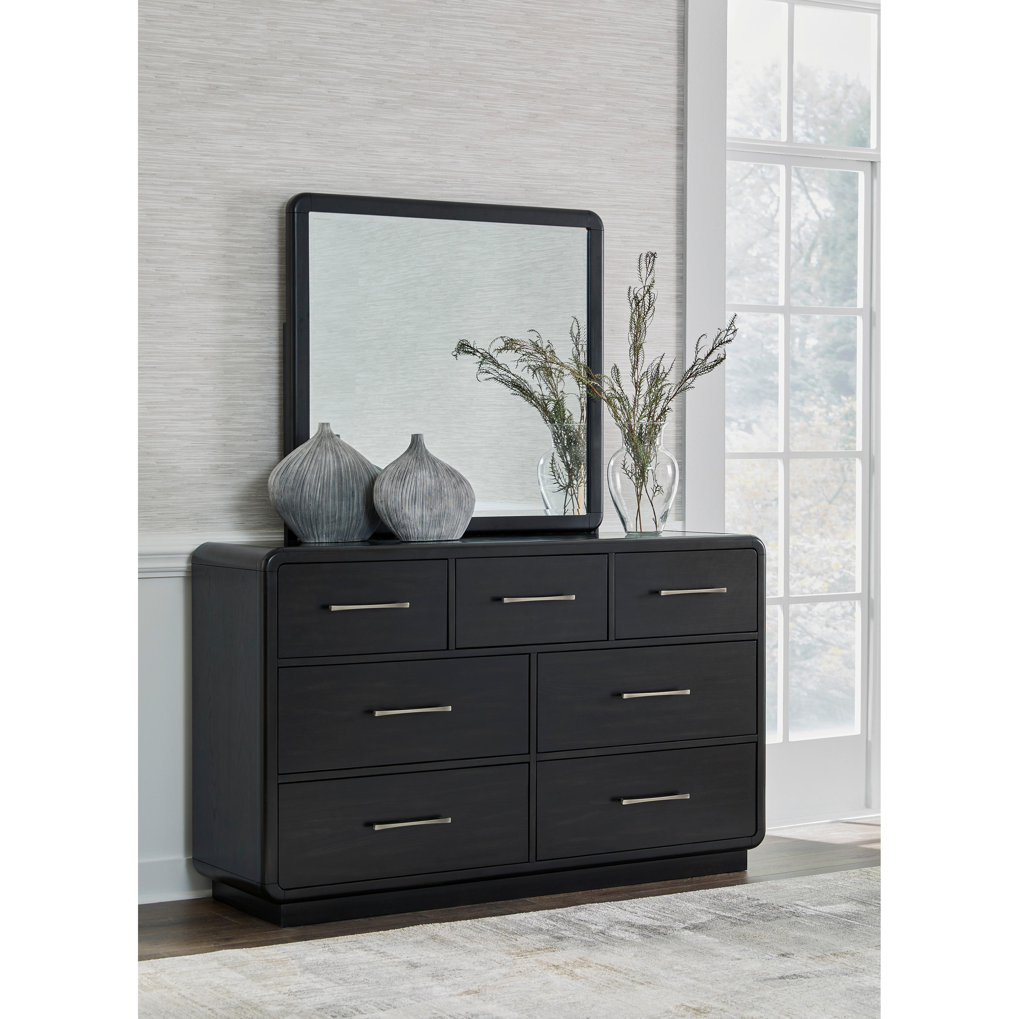 Signature Design by Ashley Rowanbeck B821 7 pc California King Panel Bedroom Set - Image 3