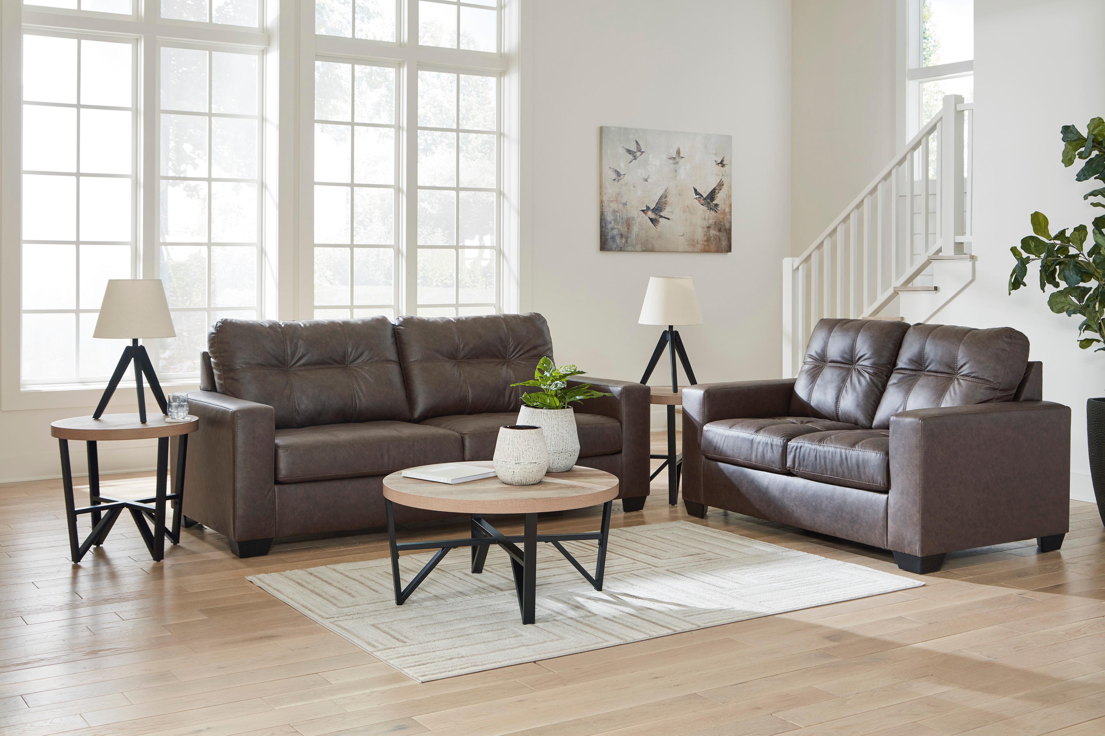 Benchcraft Barlin Mills 17003U2 3 pc Sofa, Loveseat and Recliner Set - Image 3